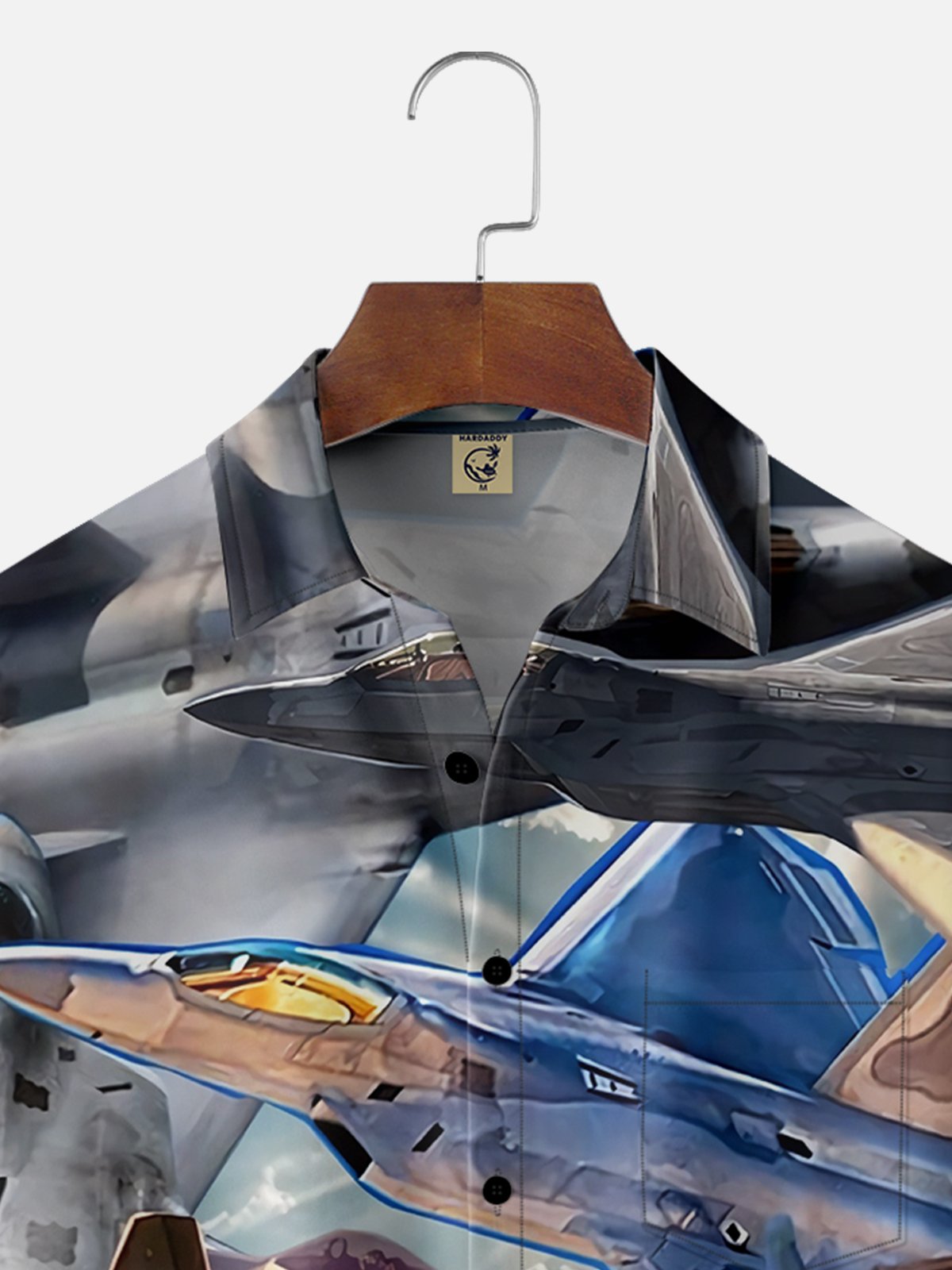 Moisture-wicking Memorial Day Air Force F22 Chest Pocket Casual Shirt