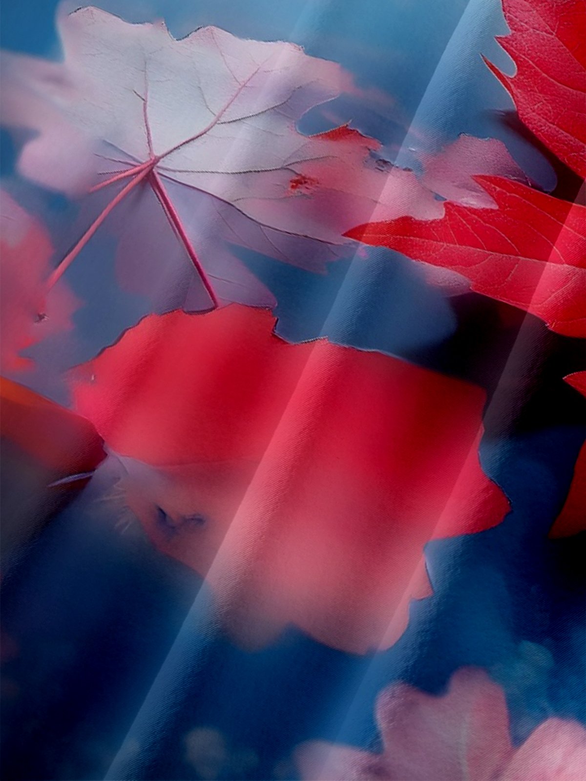 Moisture Wicking Canada Day Maple Leaf Chest Pocket Hawaiian Shirt