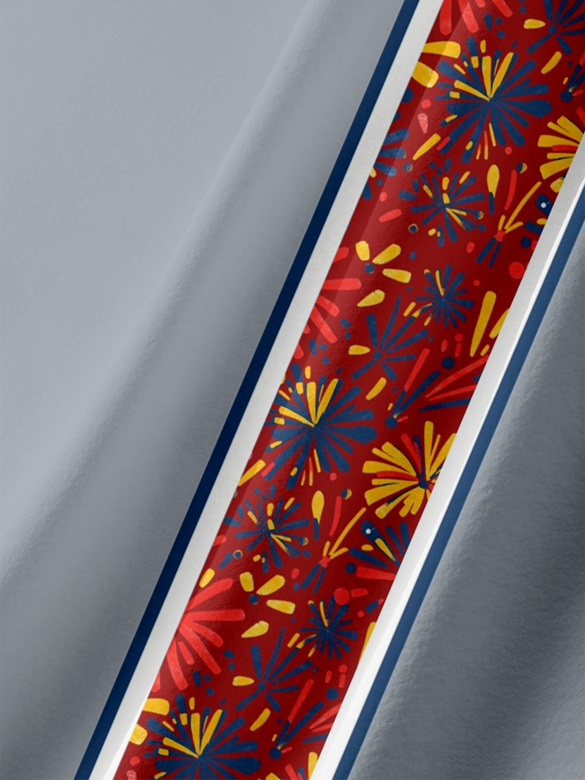 Moisture-wicking American National Day Chicken Chest Pocket Bowling Shirt