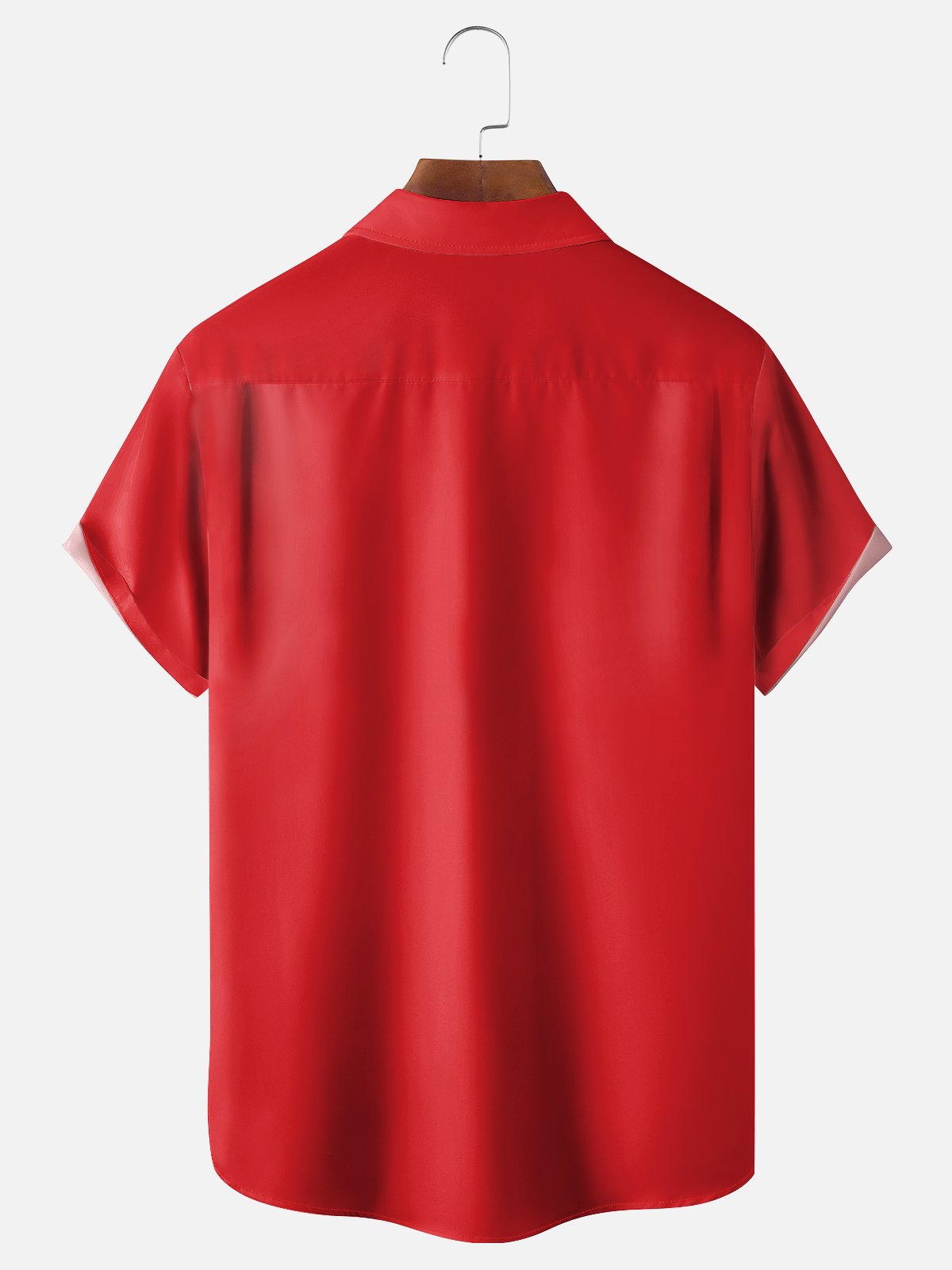Moisture-wicking Canada Day Beaver Chest Pocket Bowling Shirt
