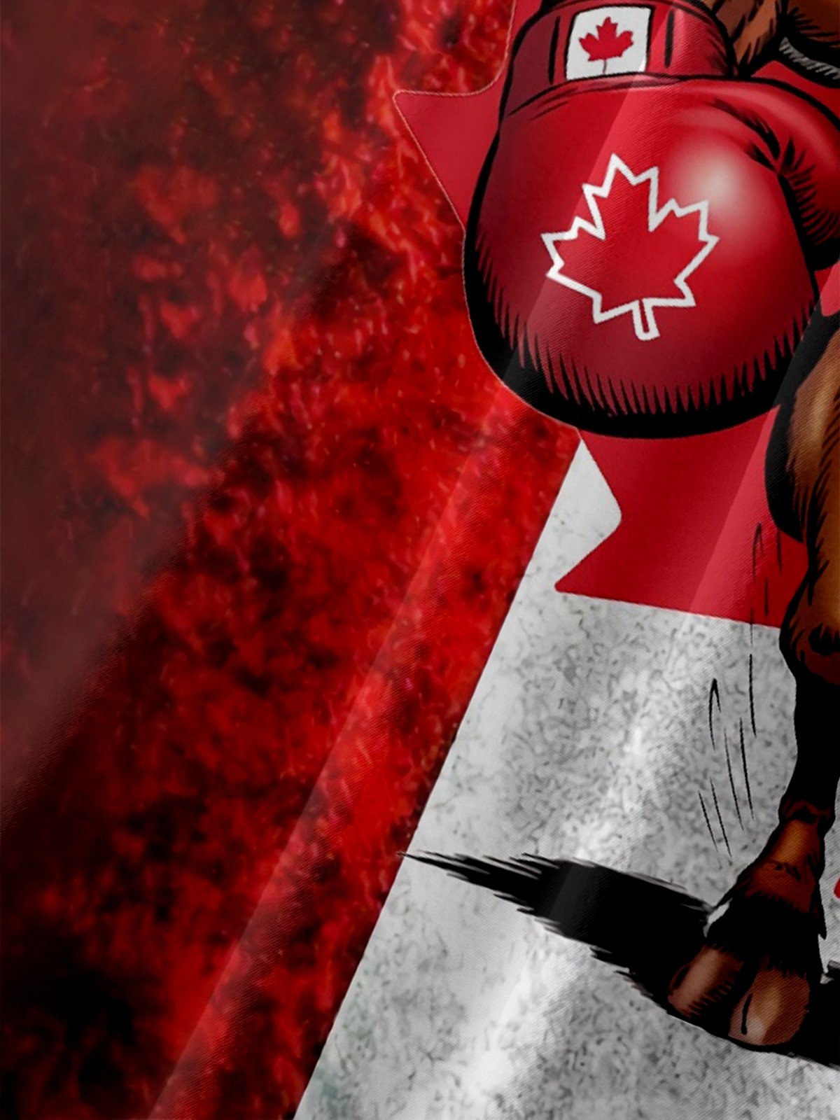 Moisture-wicking Canada Day Elbows Up Chest Pocket Casual Shirt