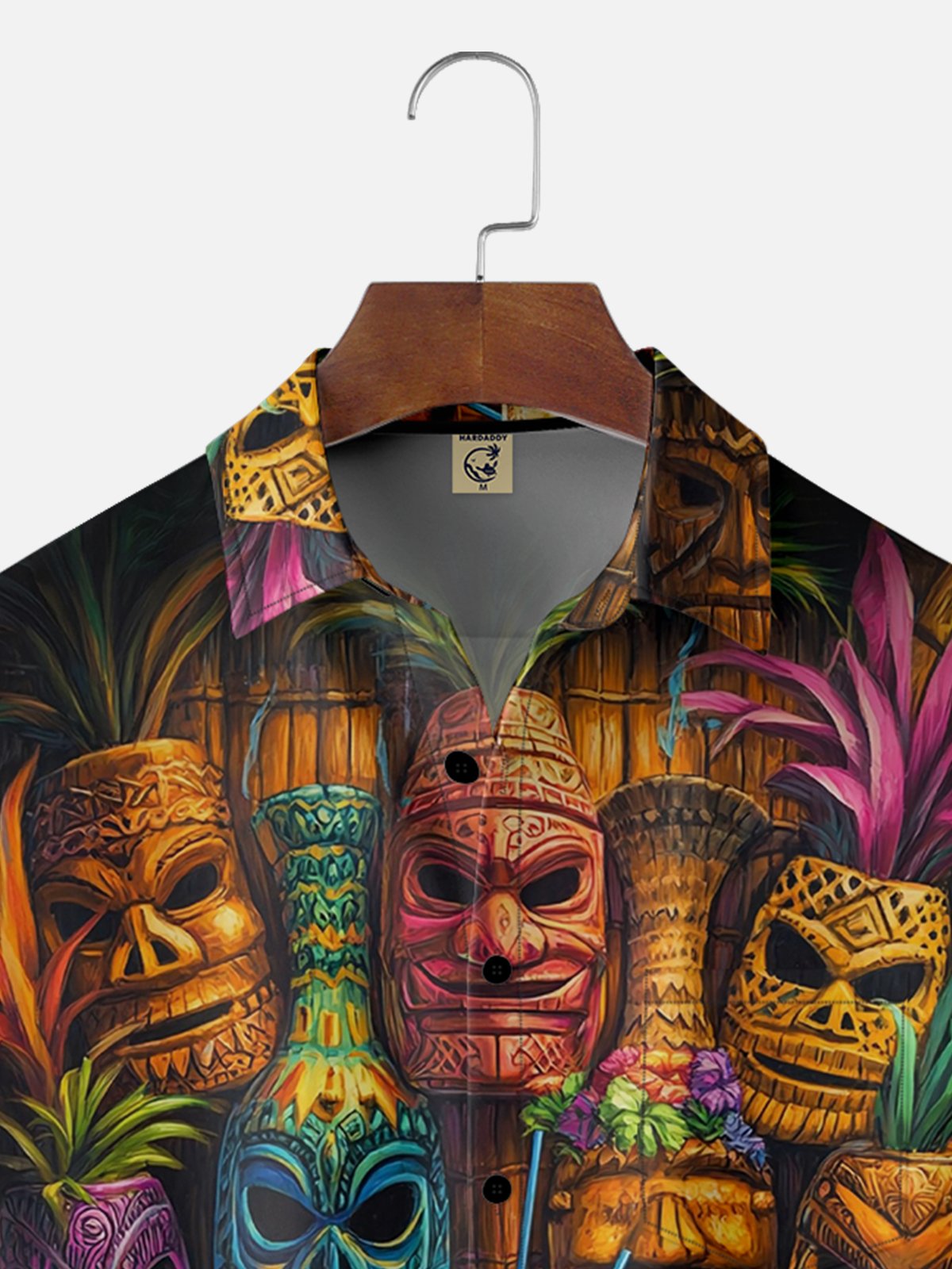 Moisture-wicking Tiki Juice Chest Pocket Hawaiian Shirt