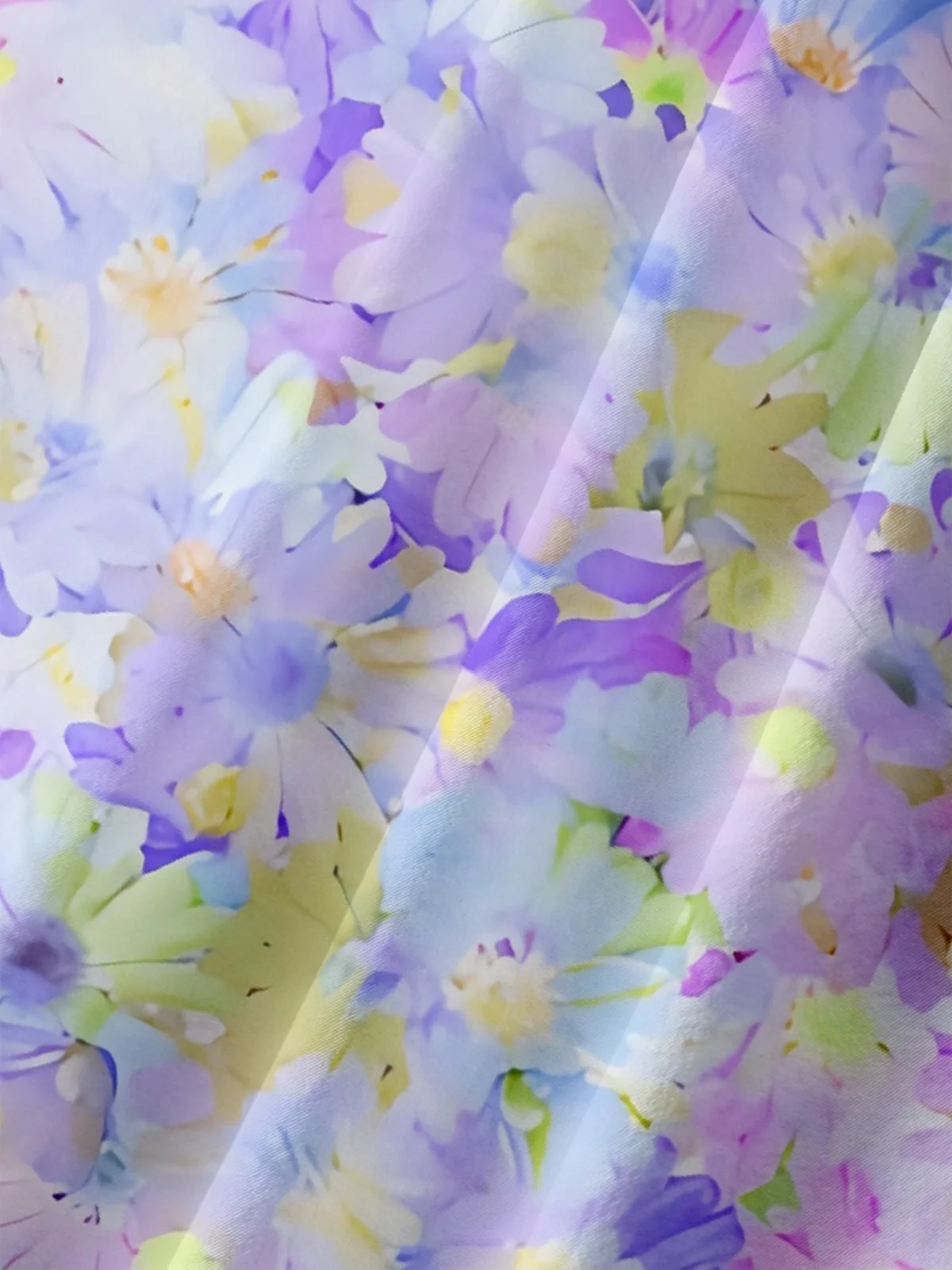 Moisture-wicking Floral Gradient Color Chest Pocket Hawaiian Shirt