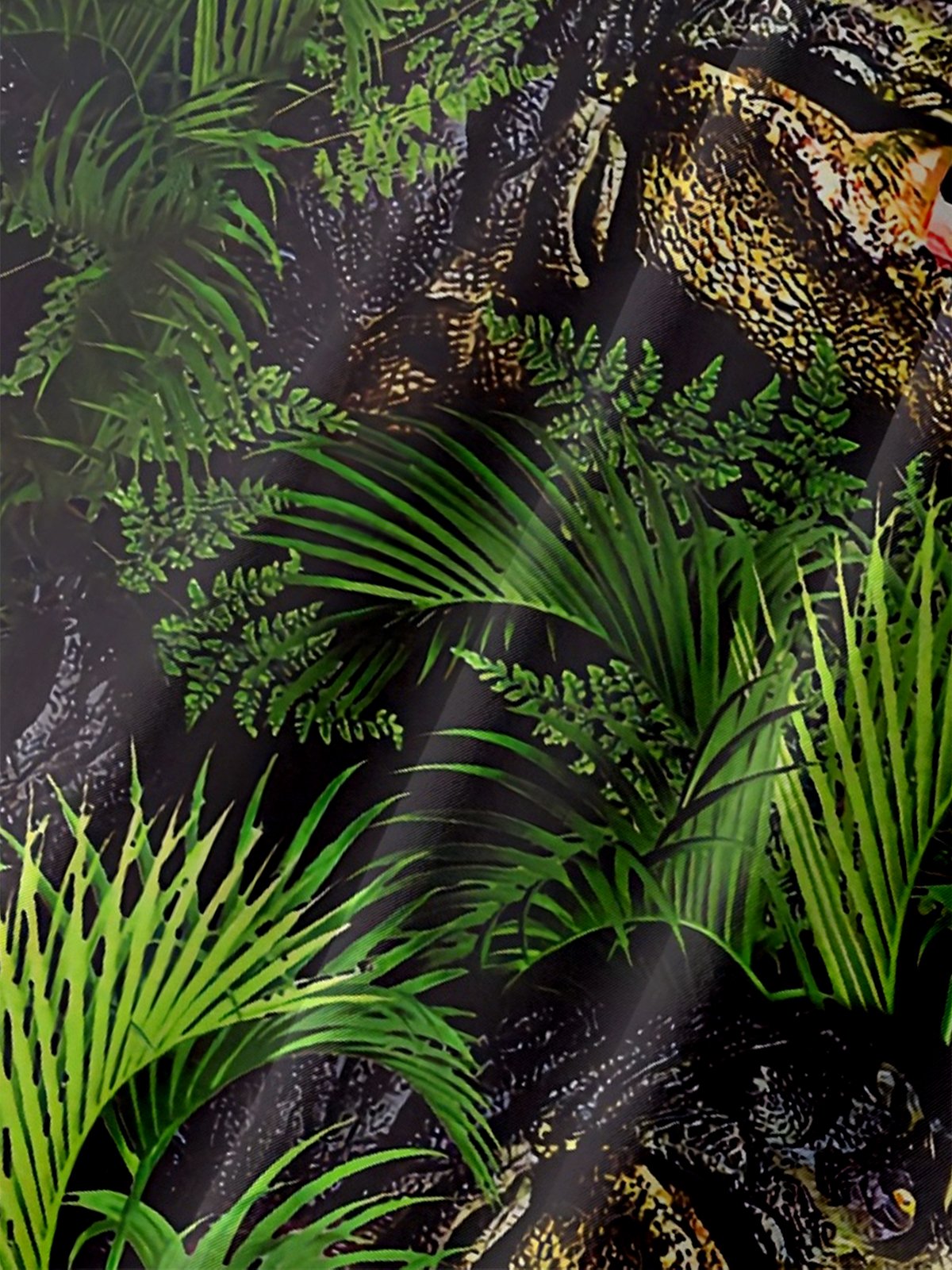 Moisture Wicking Jurassic T-Rex Chest Pocket Hawaiian Shirt