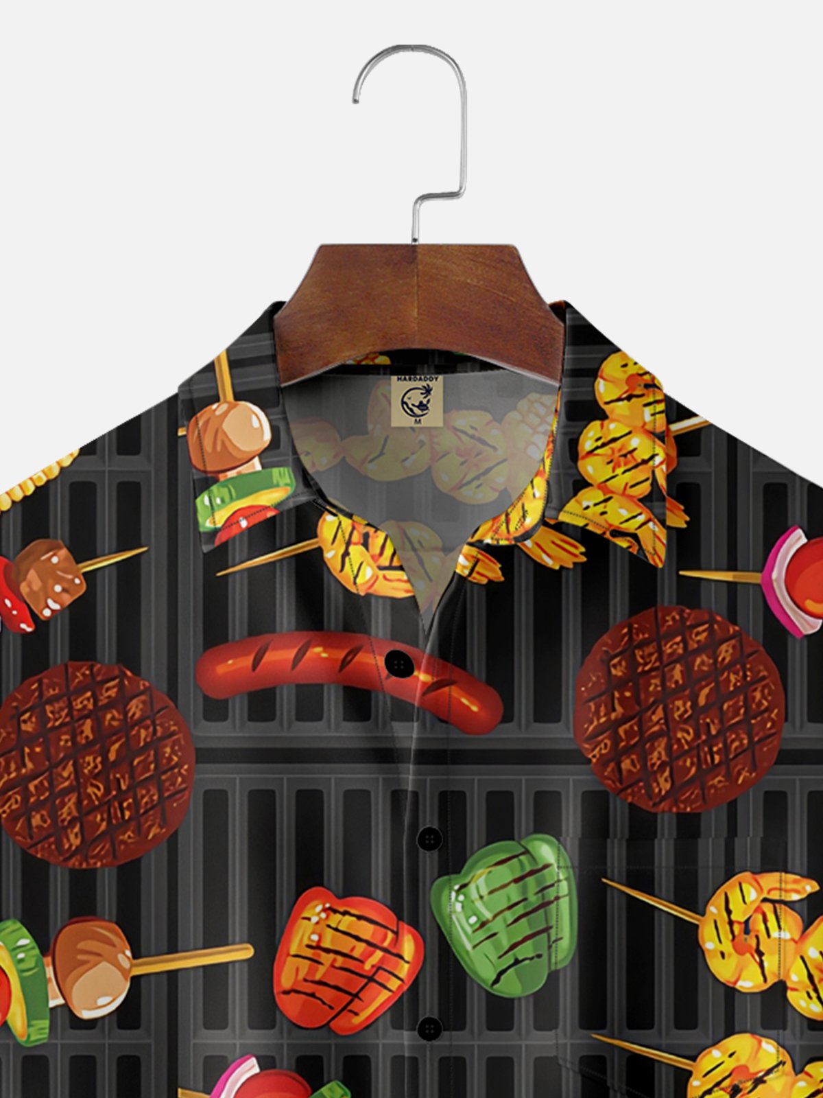 Moisture Wicking BBQ Party Chest Pocket Hawaiian Shirt