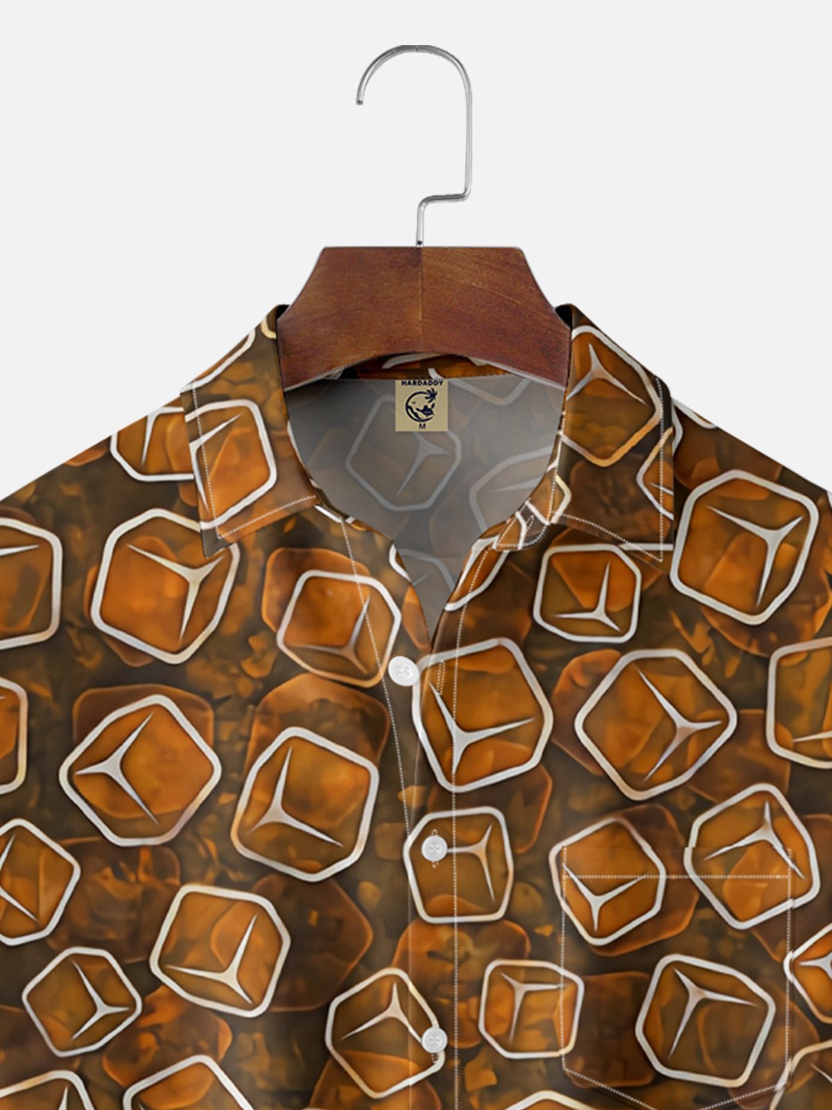 Moisture Wicking Oktoberfest Ice Cube Chest Pocket Hawaiian Shirt
