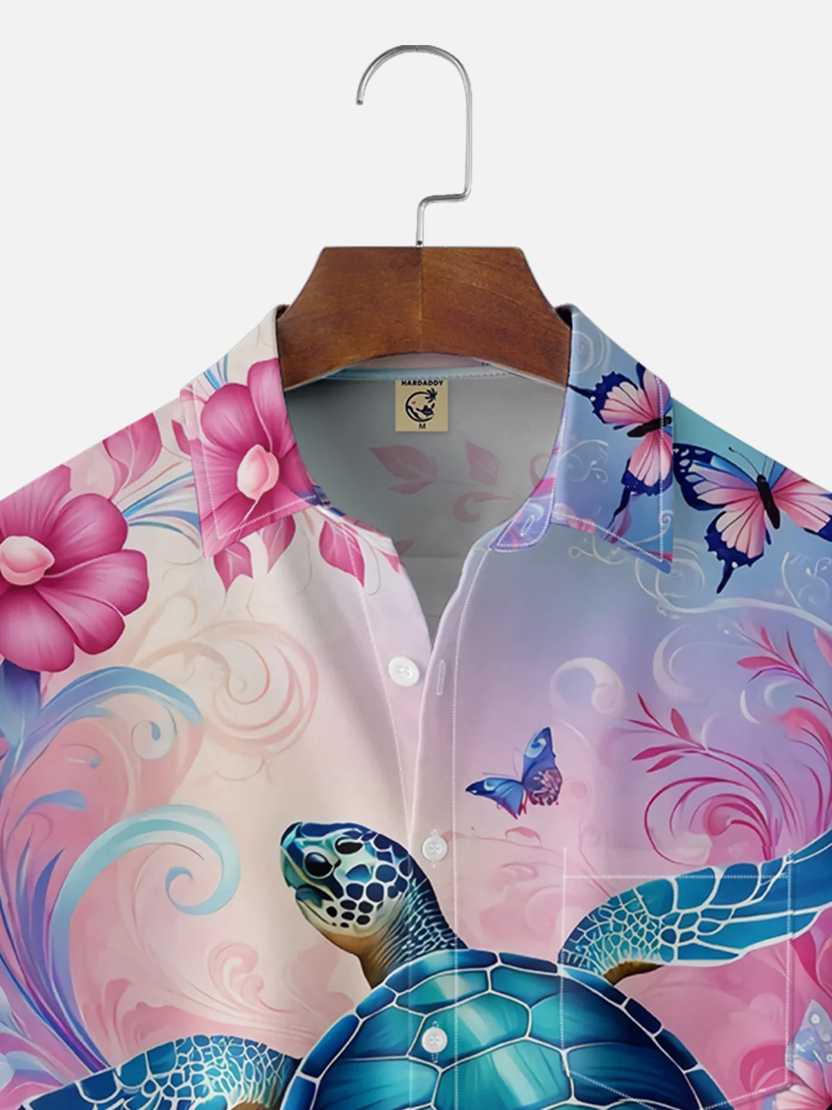 Moisture Wicking Turtle Chest Pocket Hawaiian Shirt