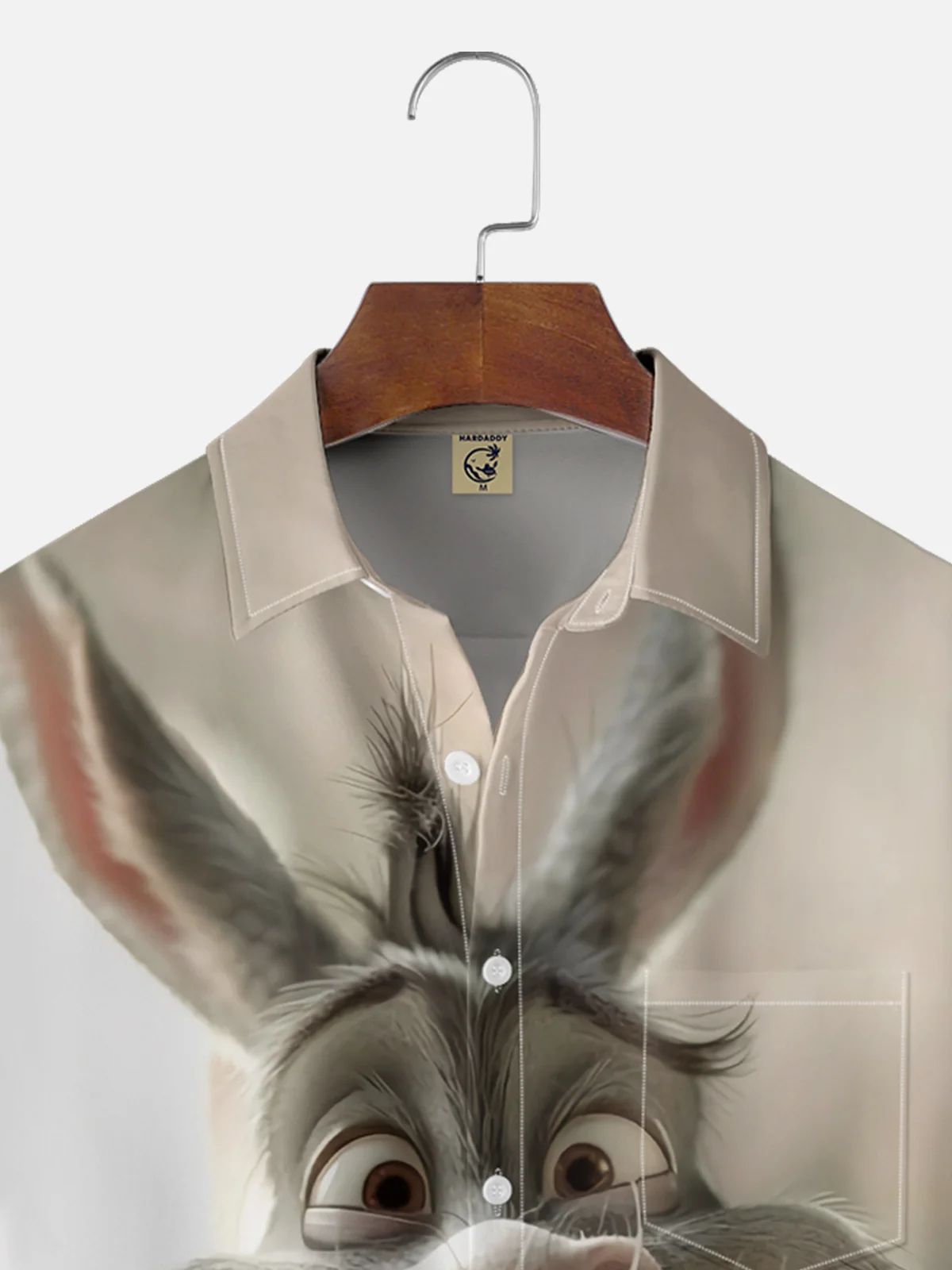 Moisture-wicking Donkey Chest Pocket Hawaiian Shirt