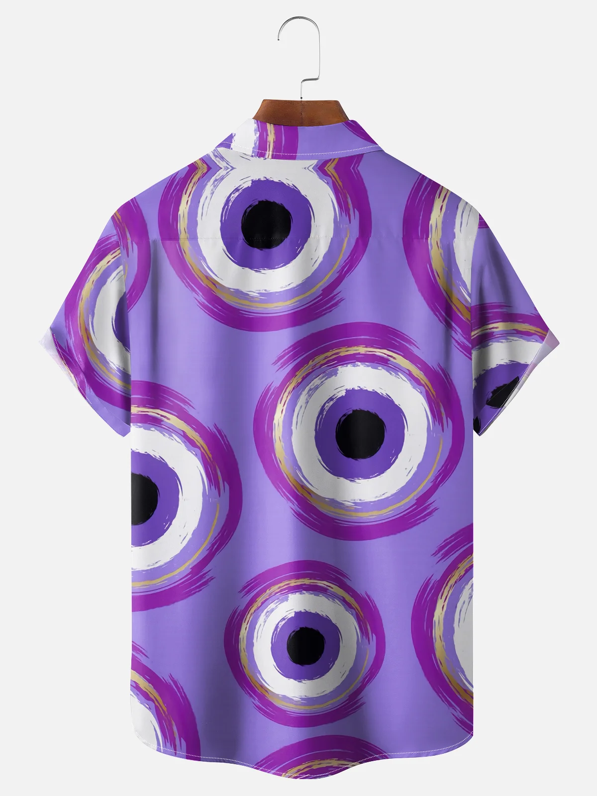 Moisture-wicking Turkey Eyes Circle Chest Pocket Casual Shirt