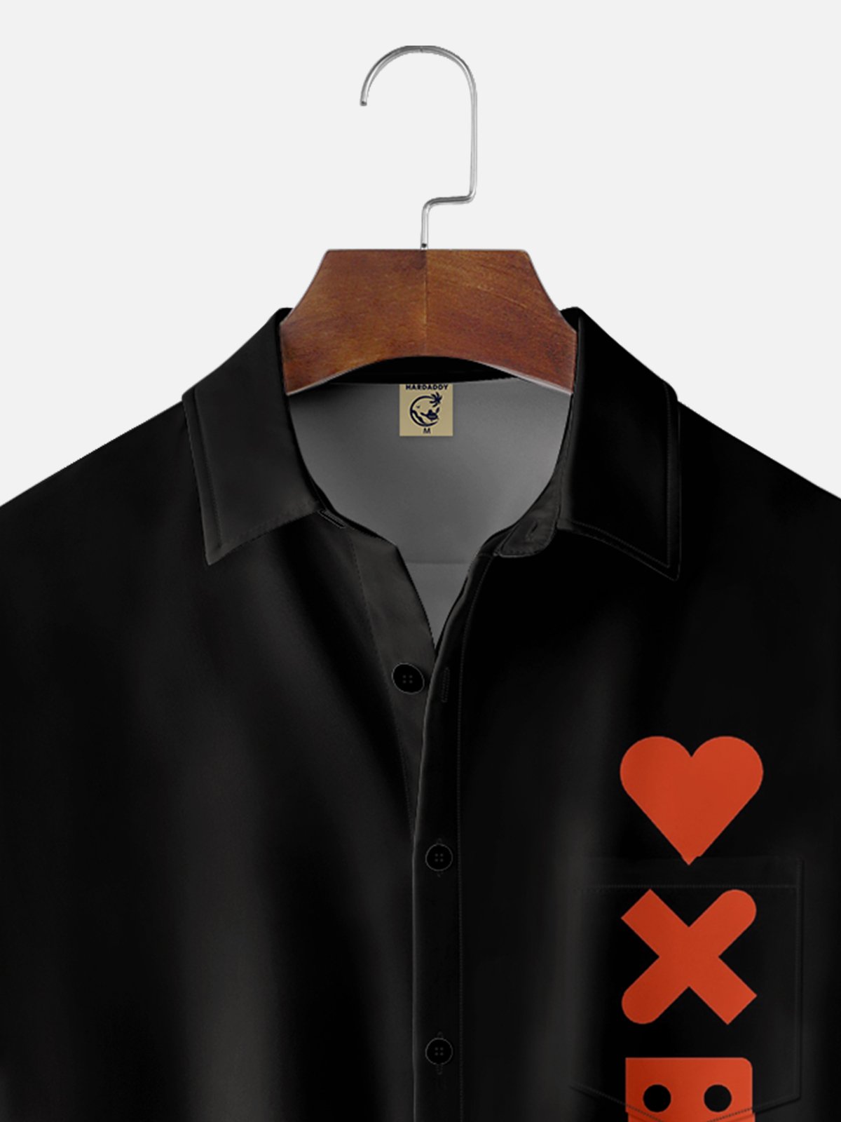 Moisture-wicking Love Death Robot Chest Pocket Casual Shirt