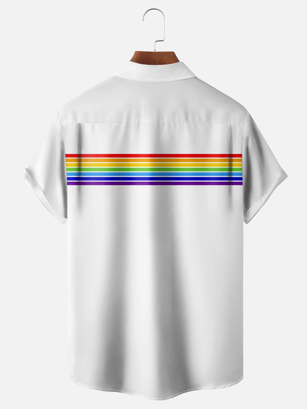 Moisture-wicking LGBT Prime Month Chest Pocket Casual Shirt