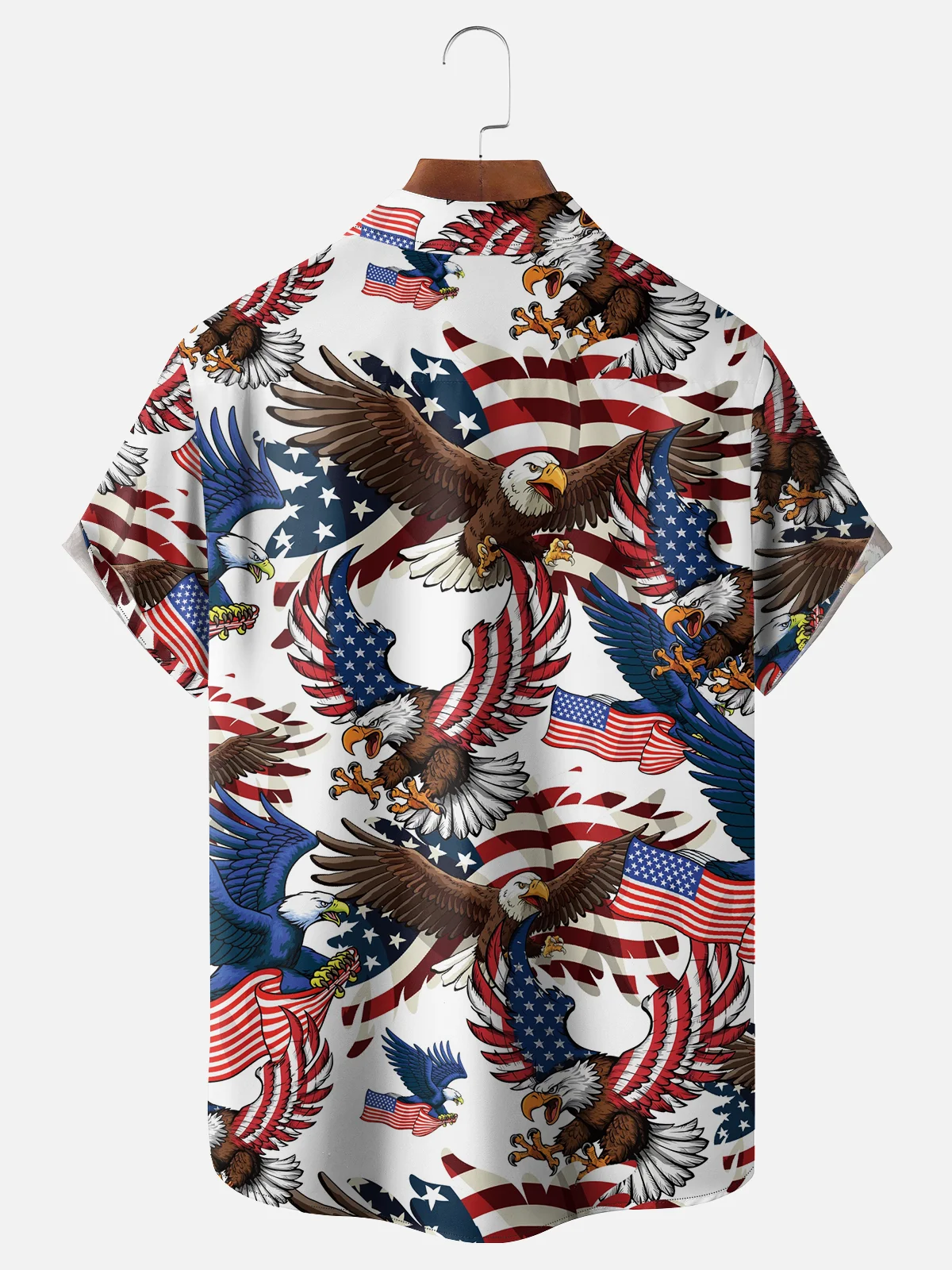 Moisture-wicking American Eagle Chest Pocket Casual Shirt