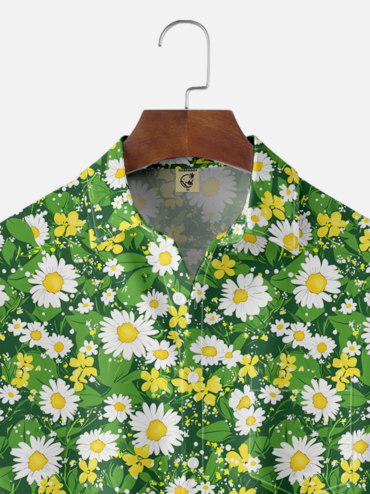 Moisture-wicking Floral Chest Pocket Hawaiian Shirt