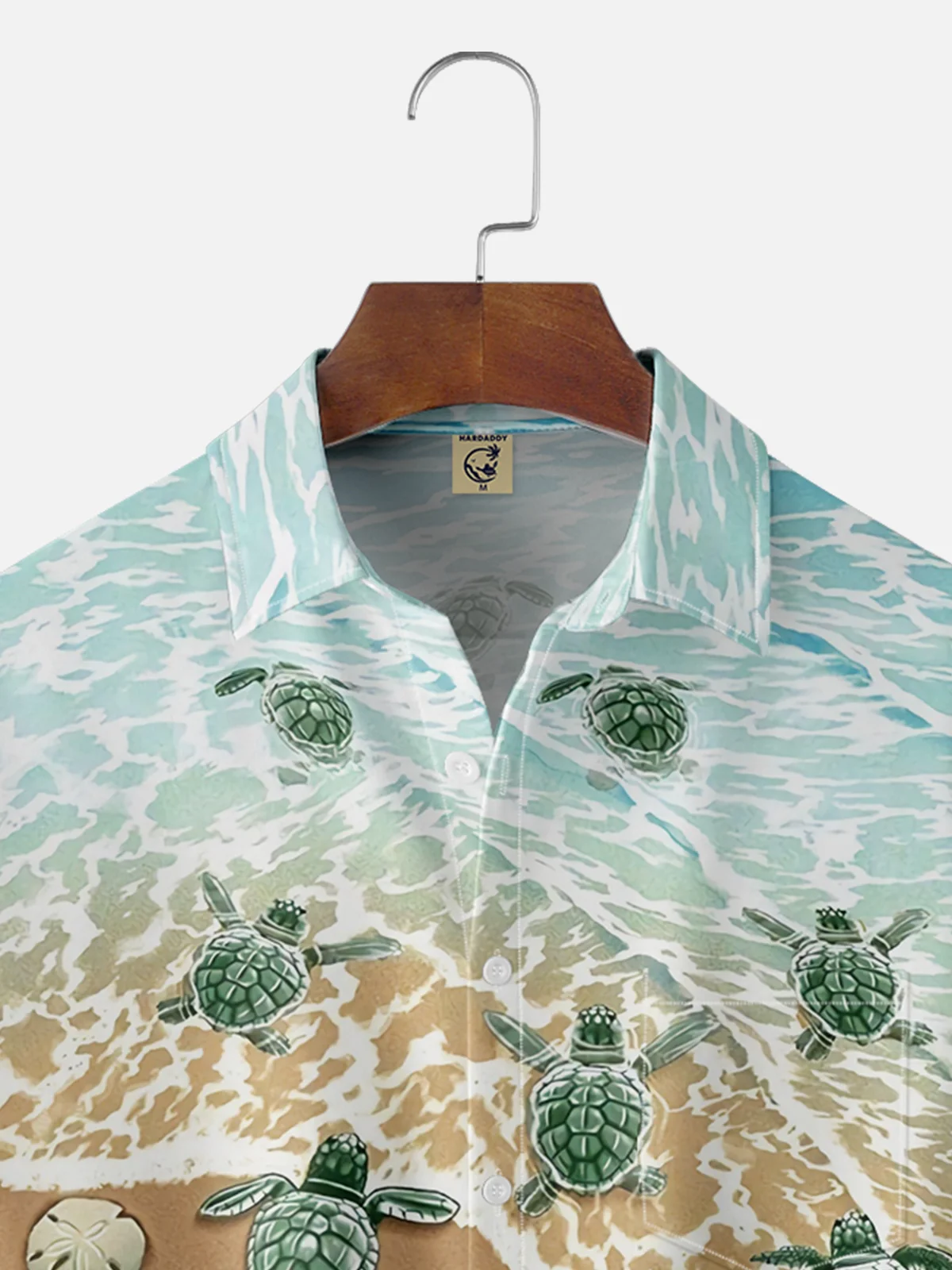 Moisture Wicking Turtle Chest Pocket Hawaiian Shirt
