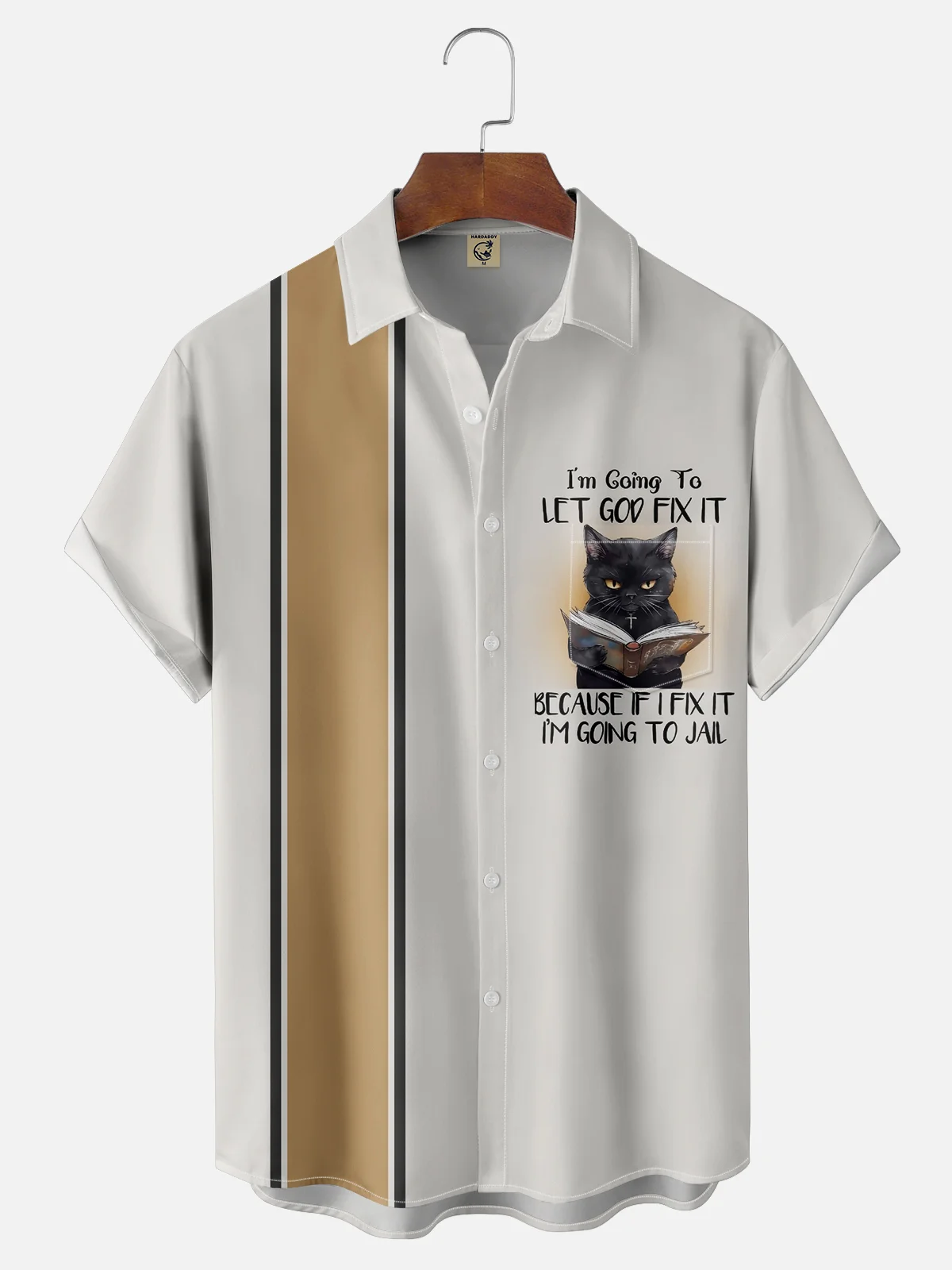Moisture-wicking God Fix It Chest Pocket Bowling Shirt