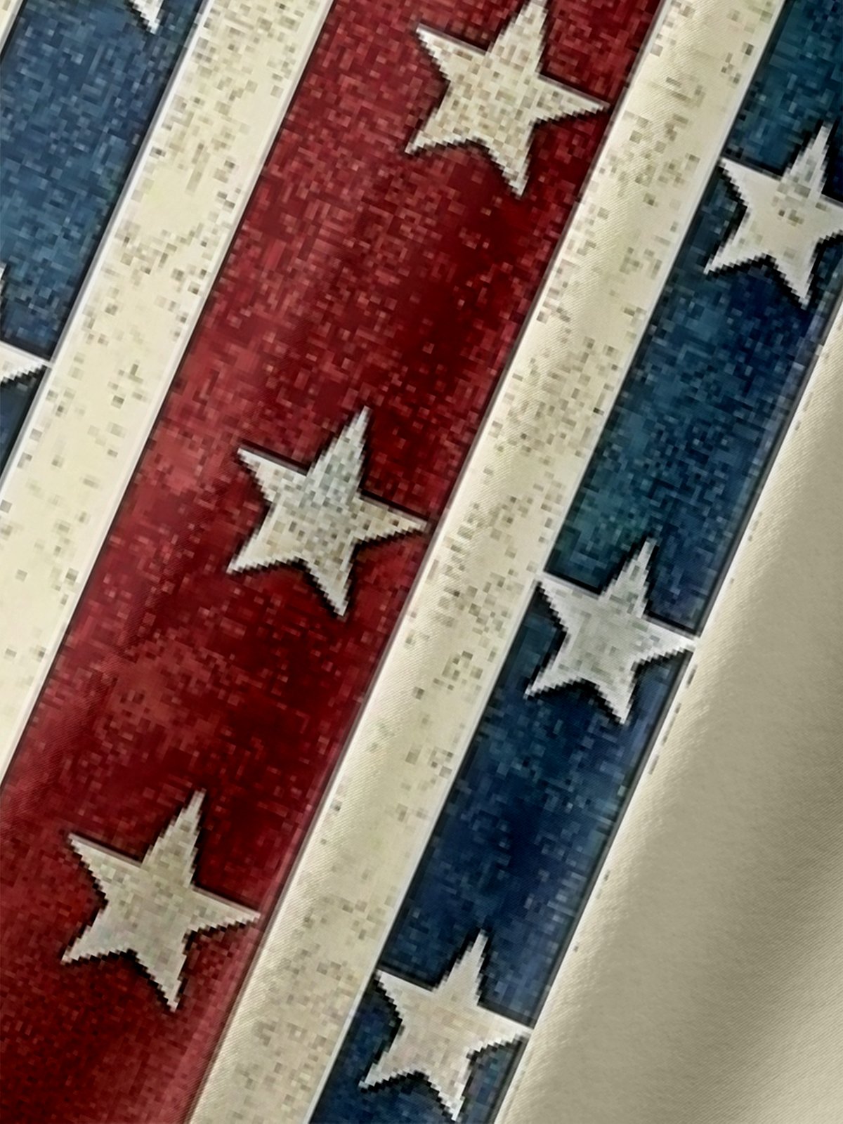 Moisture-wicking Independence Day Chest Pocket Casual Shirt