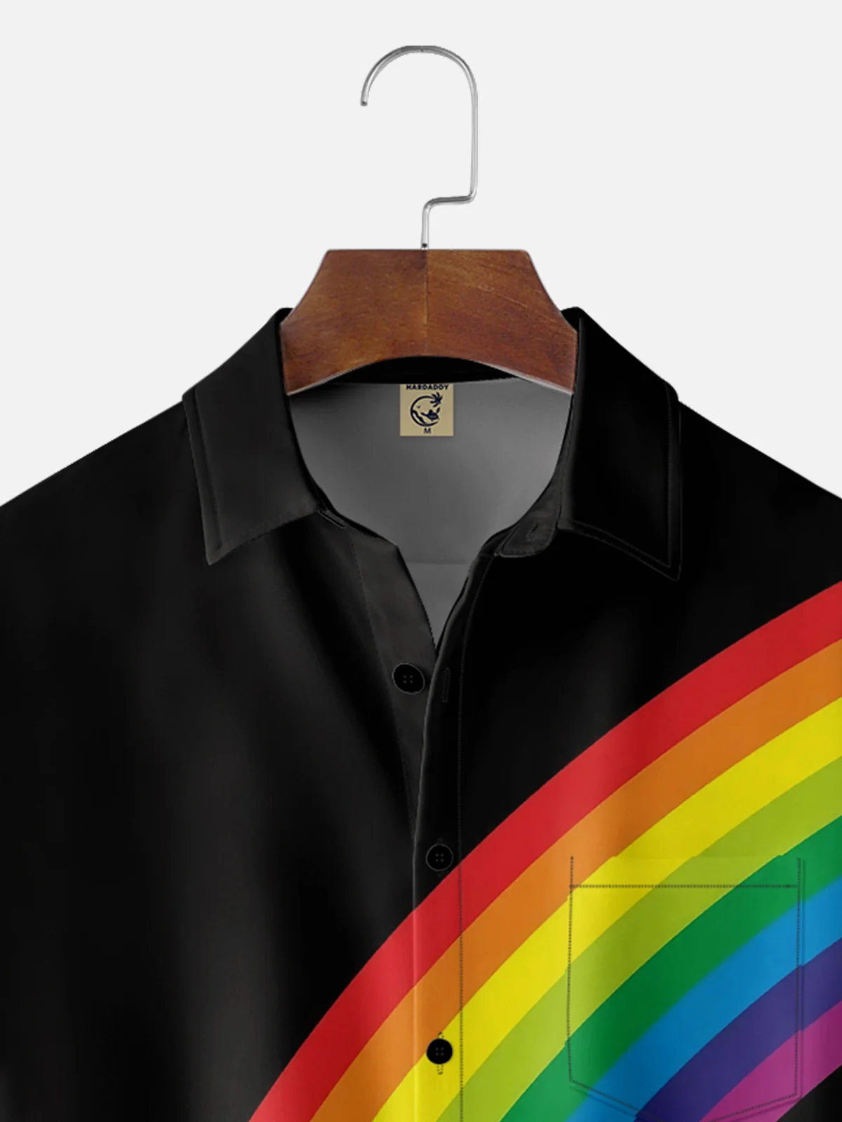 Moisture-wicking LGBT Prime Month Chest Pocket Casual Shirt