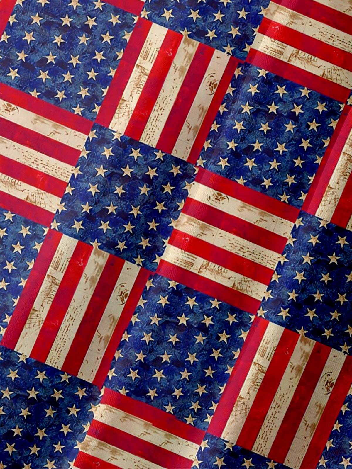 Moisture Wicking American Flag Chest Pocket Hawaiian Shirt
