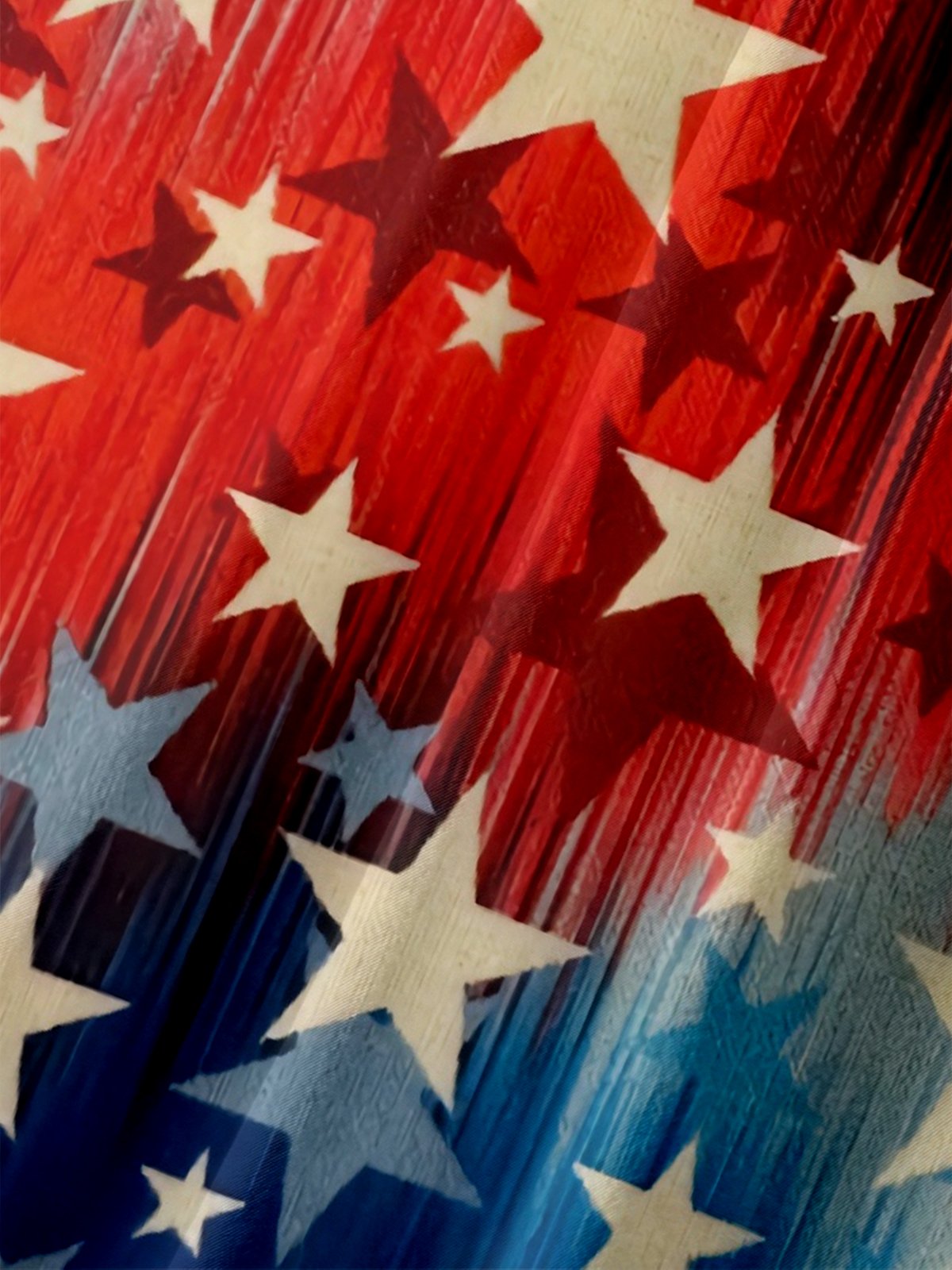 Moisture Wicking American Flag Chest Pocket Hawaiian Shirt