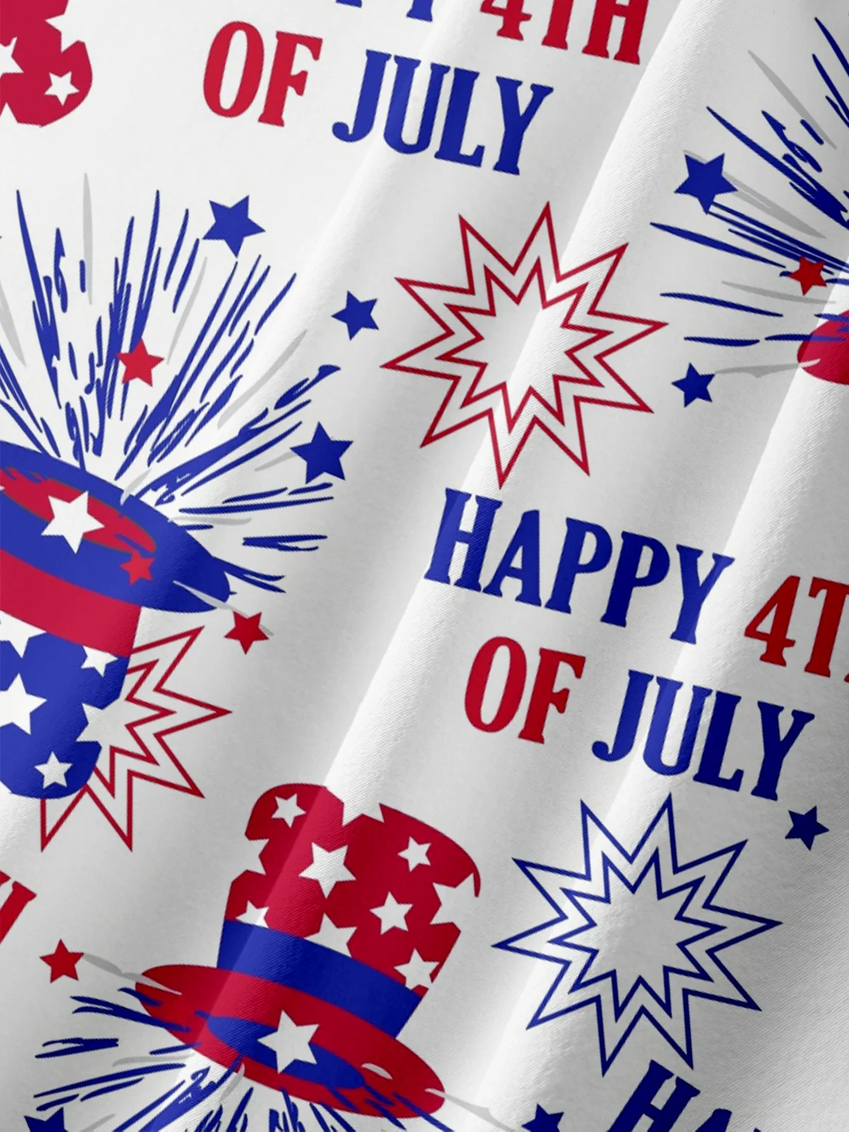 Moisture-wicking Independence Day Chest Pocket Casual Shirt