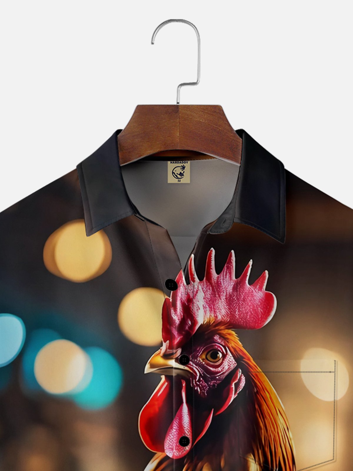 Moisture Wicking Suit Chicken Chest Pocket Hawaiian Shirt
