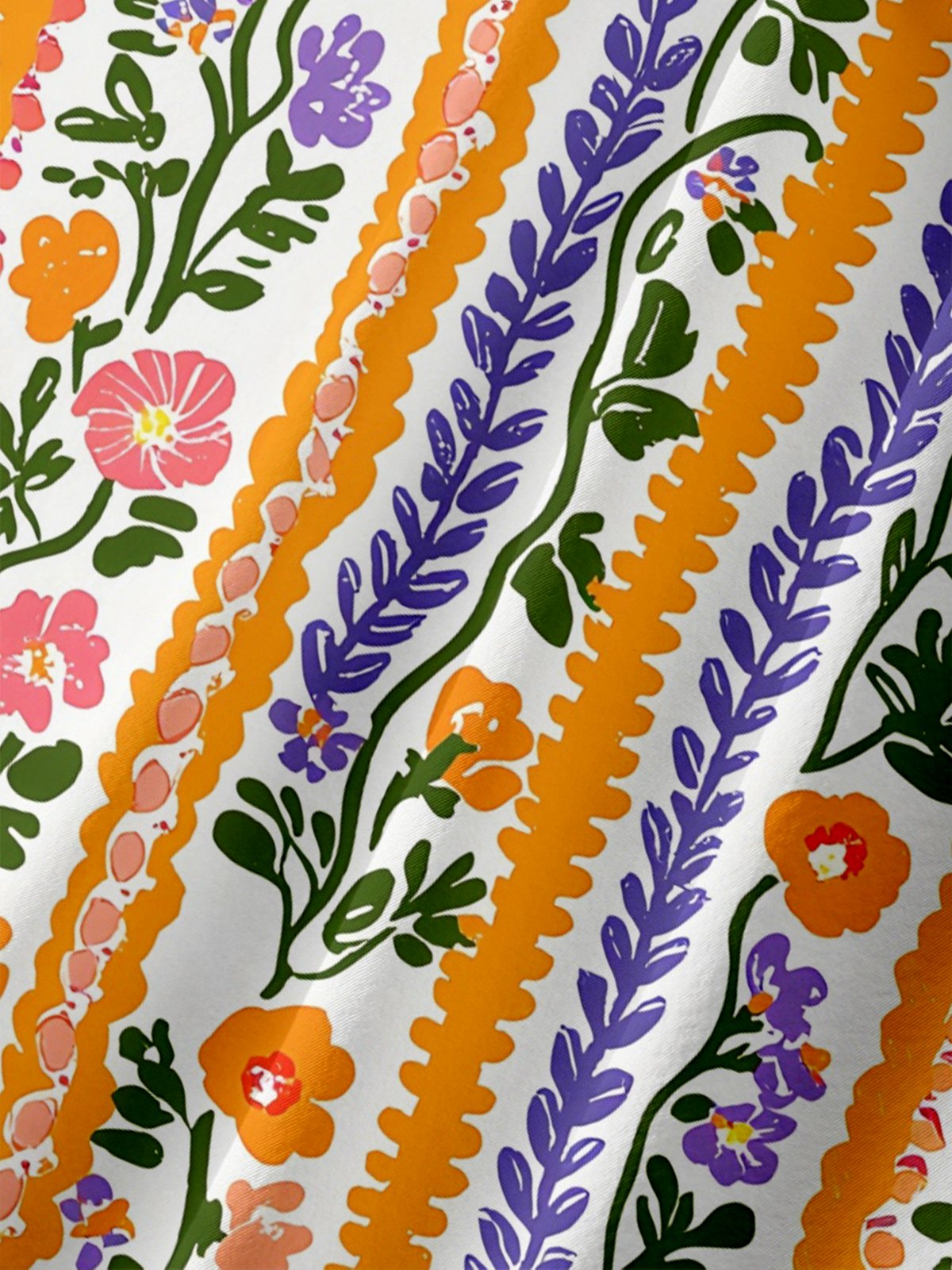 Moisture-wicking Floral Chest Pocket Hawaiian Shirt