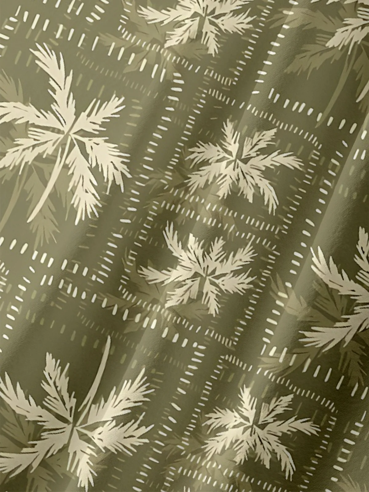 Moisture-wicking Funny Coconut Tree Chest Pocket Hawaiian Shirt