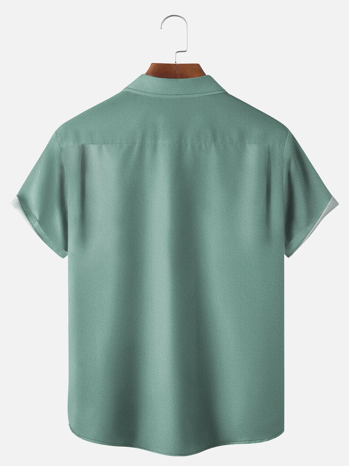Big Size Moisture-wicking Toucan Parrot Chest Pocket Bowling Shirt