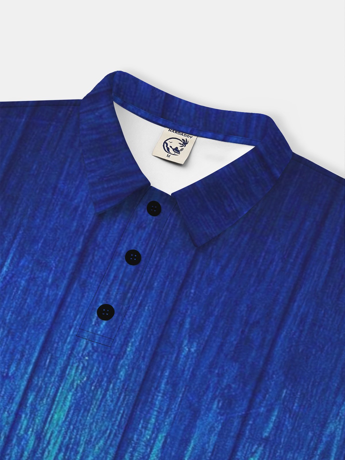 Moisture Wicking Gradient Color Abstract Stripes Short Sleeve Golf Polo