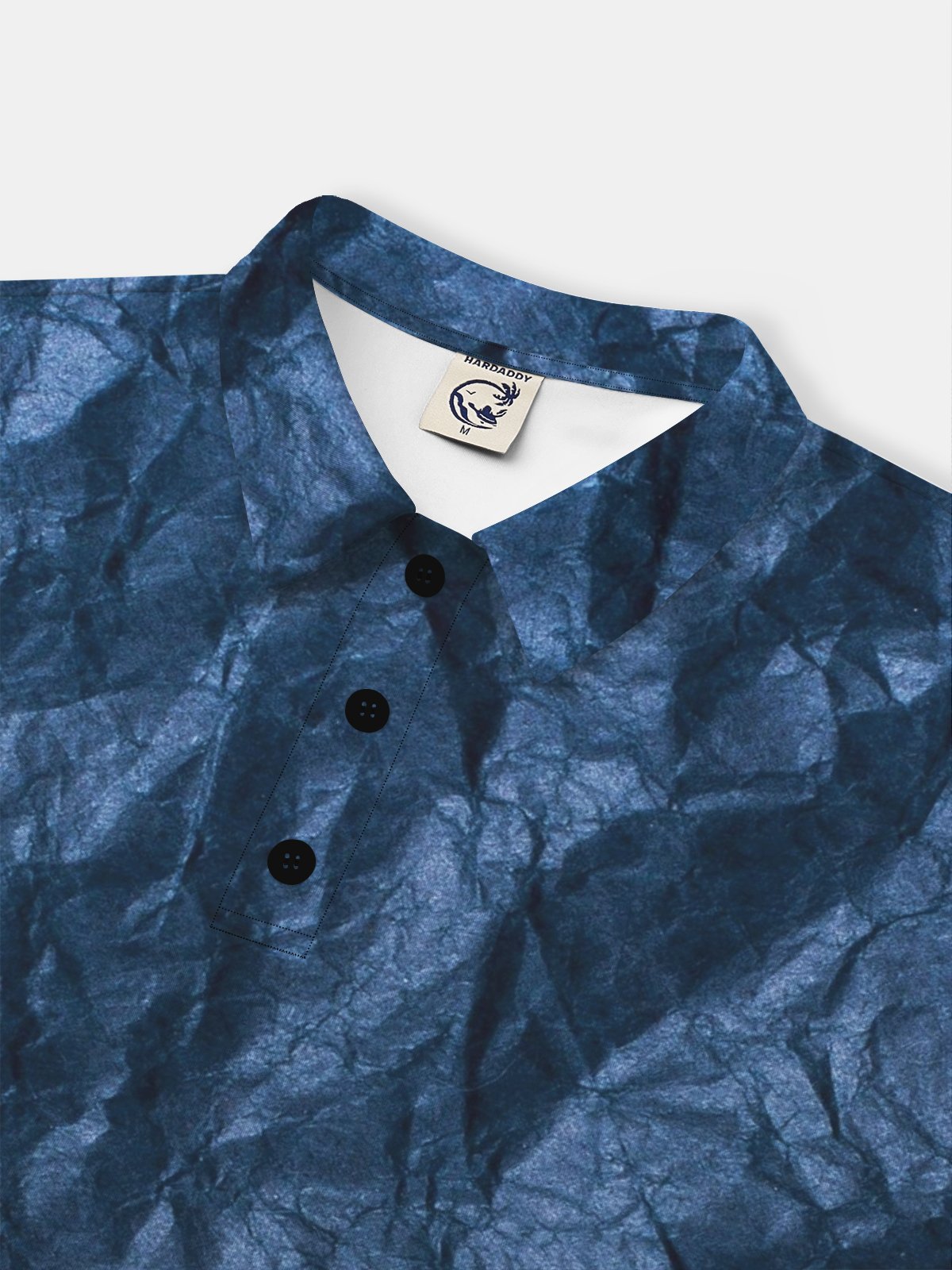 Moisture Wicking Abstract Gradient Short Sleeve Golf Polo