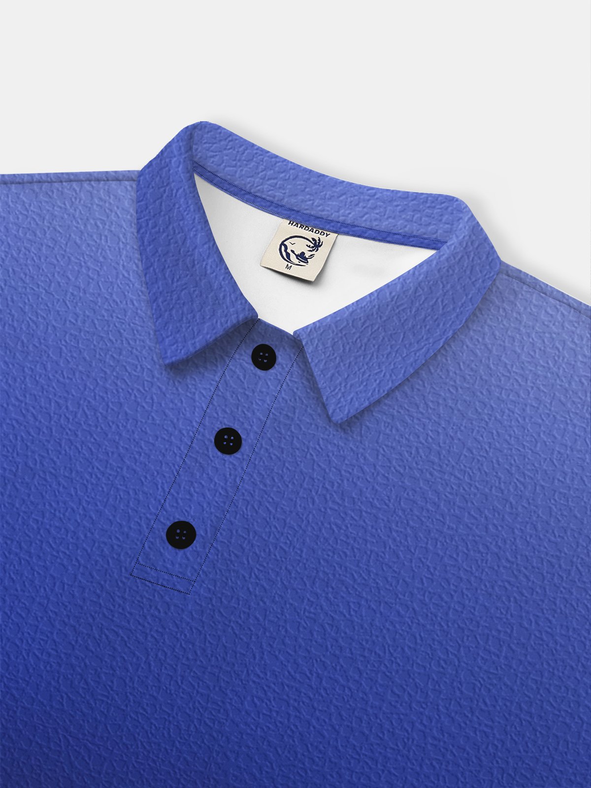 Moisture Wicking Gradient Short Sleeve Golf Polo