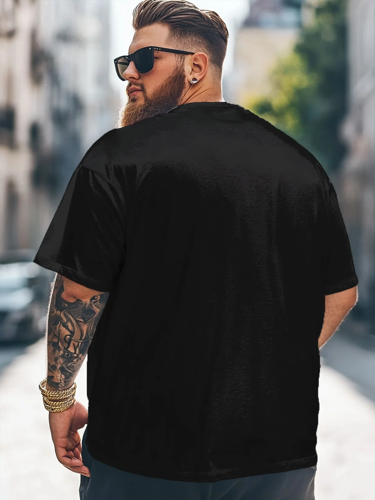 Big Size Men's American Flag "This Is My Pride Flag" Loose T-shirt