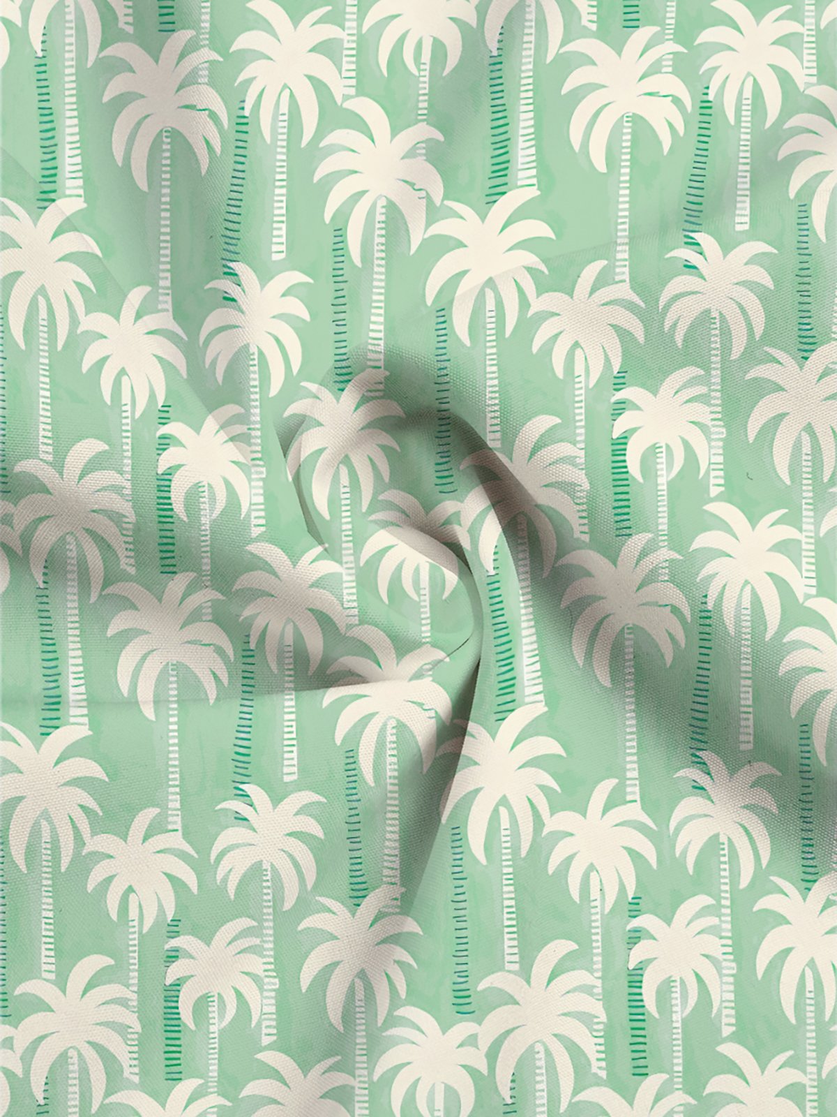 Moisture Wicking Tropical Coconut Tree Hawaiian Shirt