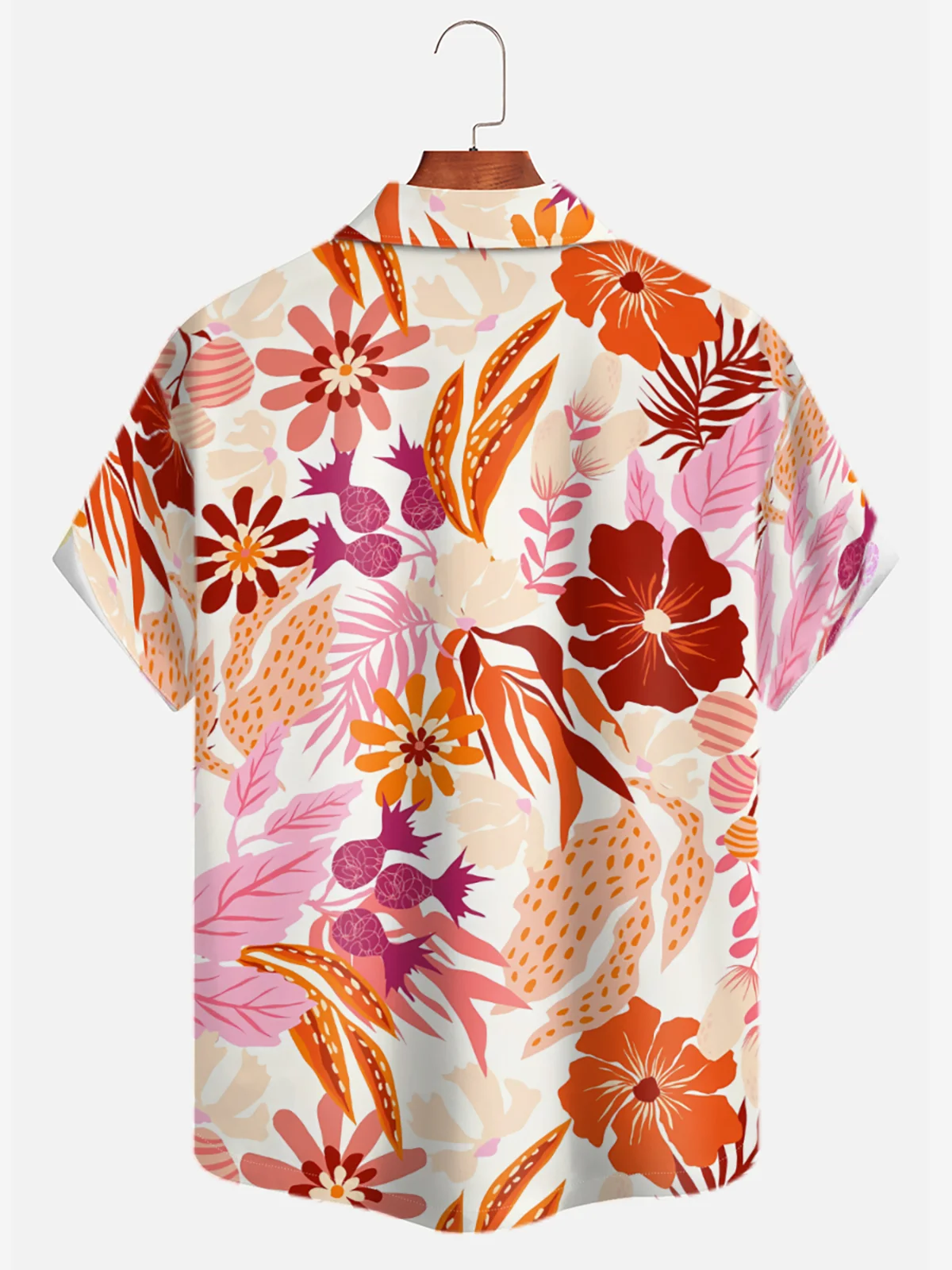 Moisture-wicking Tropical Plants Artistic Hawaiian Shirt