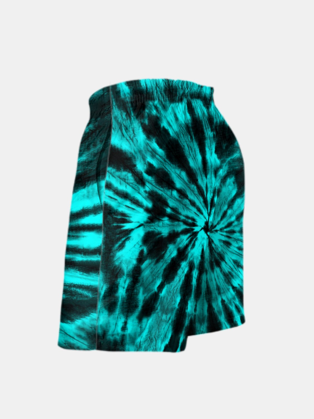 Men's Swim Trunks Hawaiian Tie-Dye Beach Shorts with Pockets