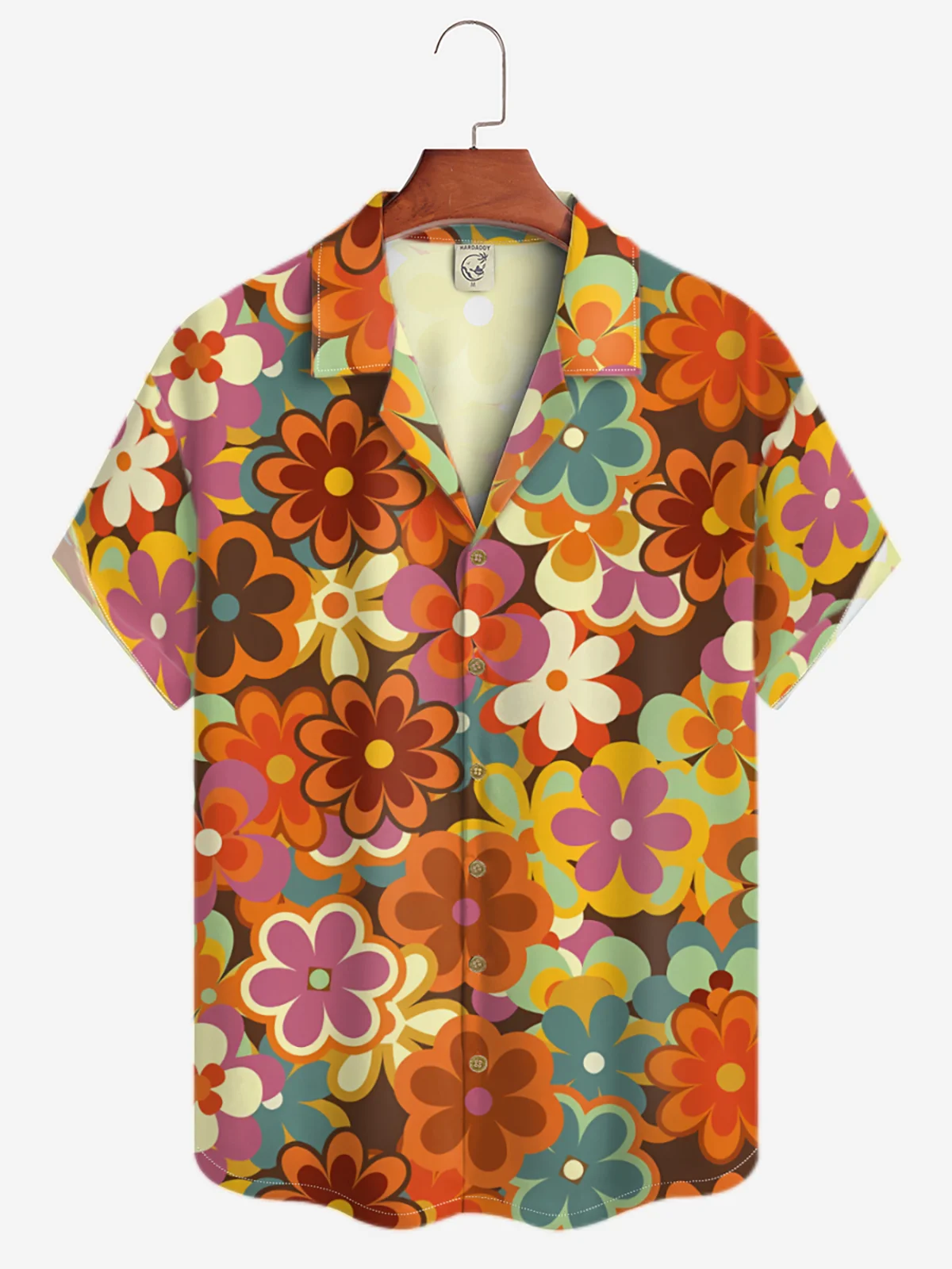 Moisture-wicking Floral Aloha Camp Shirt