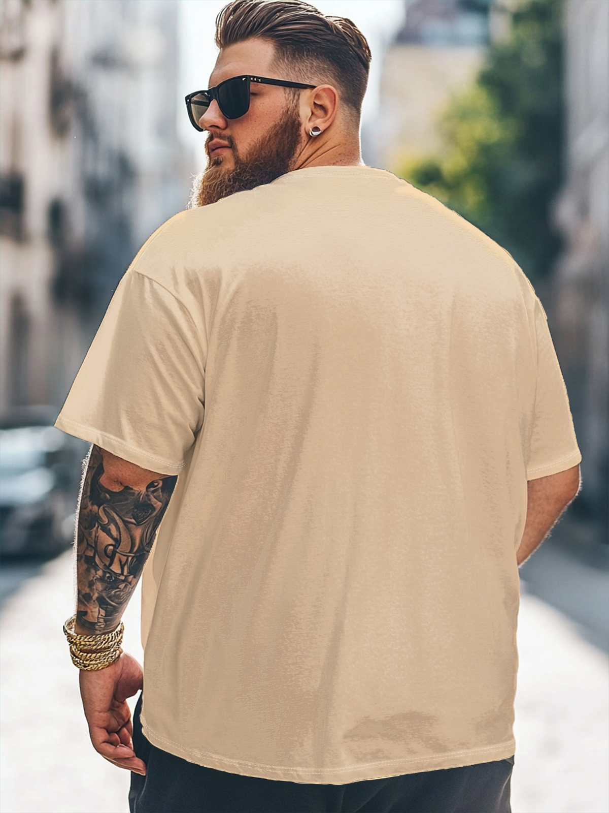 Hardaddy x Kimprut Imut Big Size Men's Skull Gardening Loose T-shirt