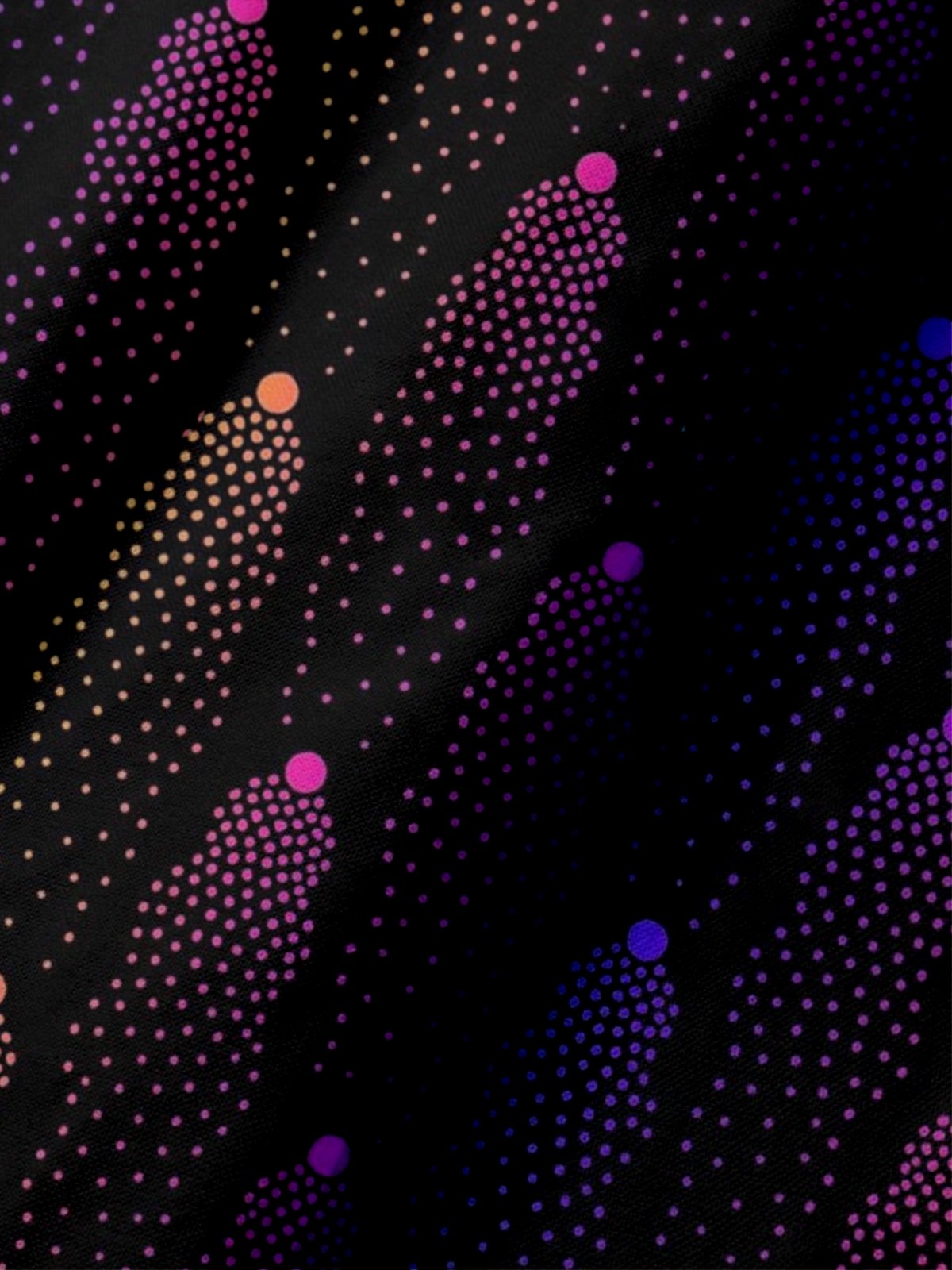 Moisture Wicking 3D Abstract Gradient Color Polka Dot Short Sleeve Golf Polo