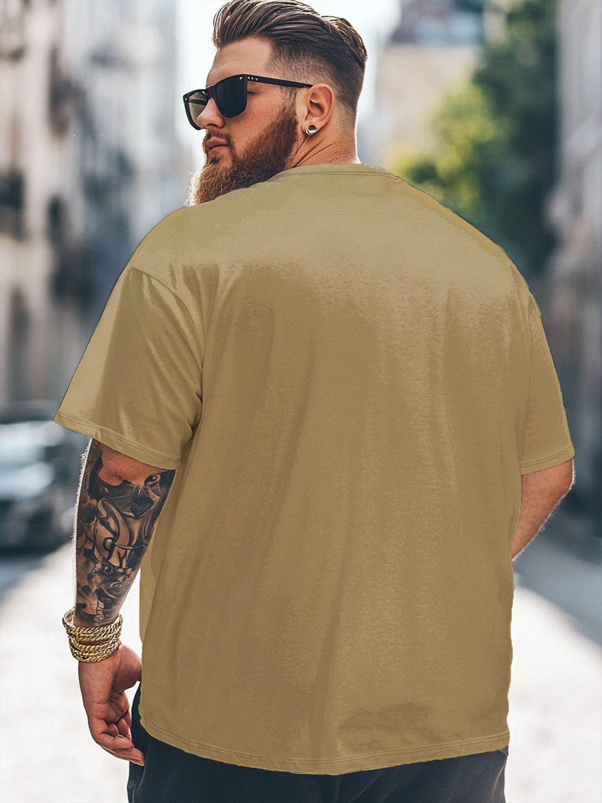 Hardaddy x Marcio Lima Big Size Men's Bad Mood Cat Loose T-shirt