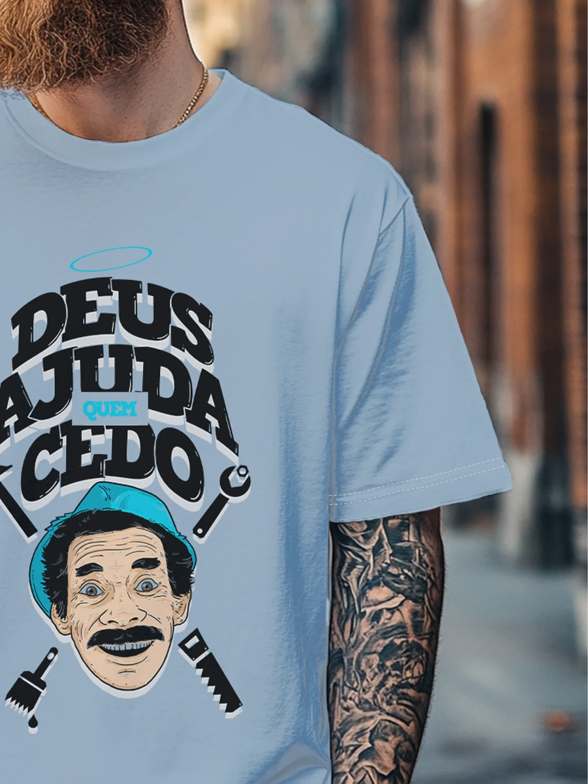 Hardaddy x Contatoeoli Studio Men's Funny Characters Fitted T-shirts