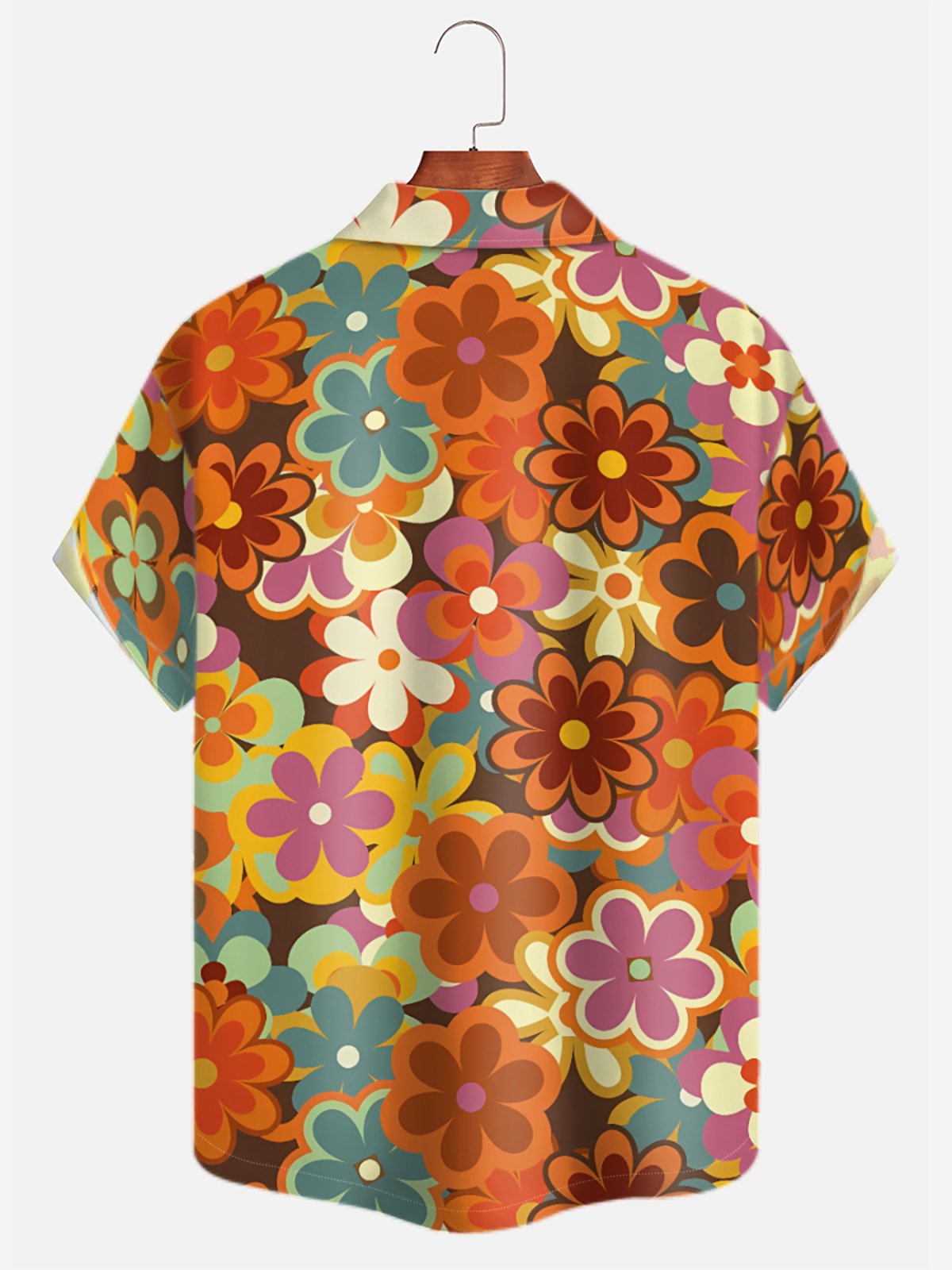 Moisture-wicking Floral Aloha Camp Shirt