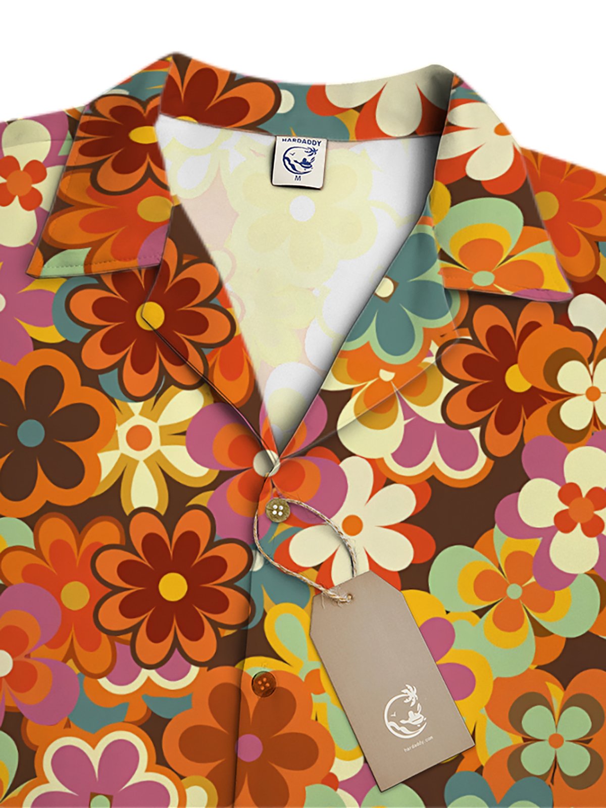 Moisture-wicking Floral Aloha Camp Shirt