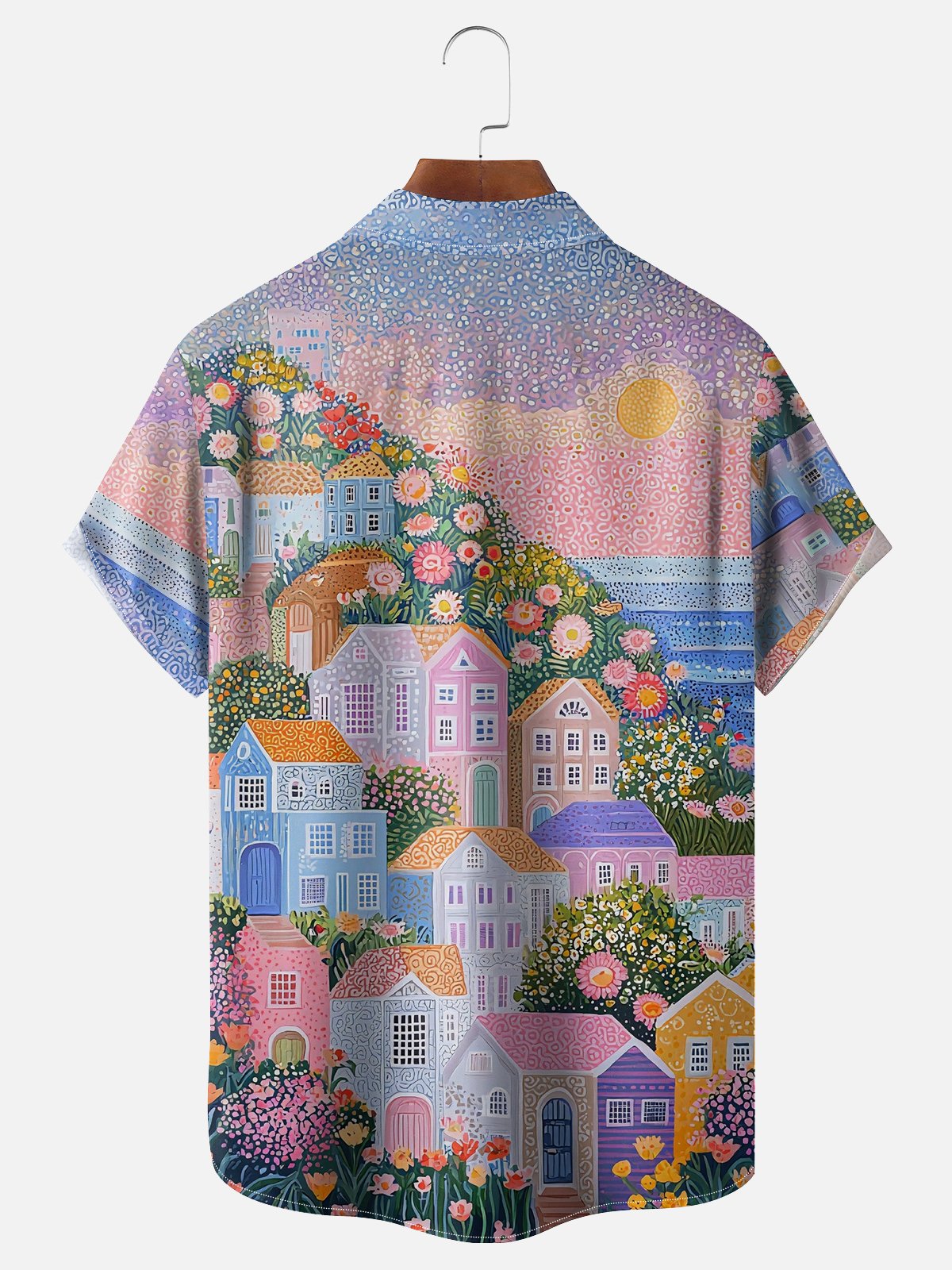 Hardaddy X Kimprut Imut Moisture-wicking Adopt Your Pet Goat Chest Pocket Hawaiian Shirt