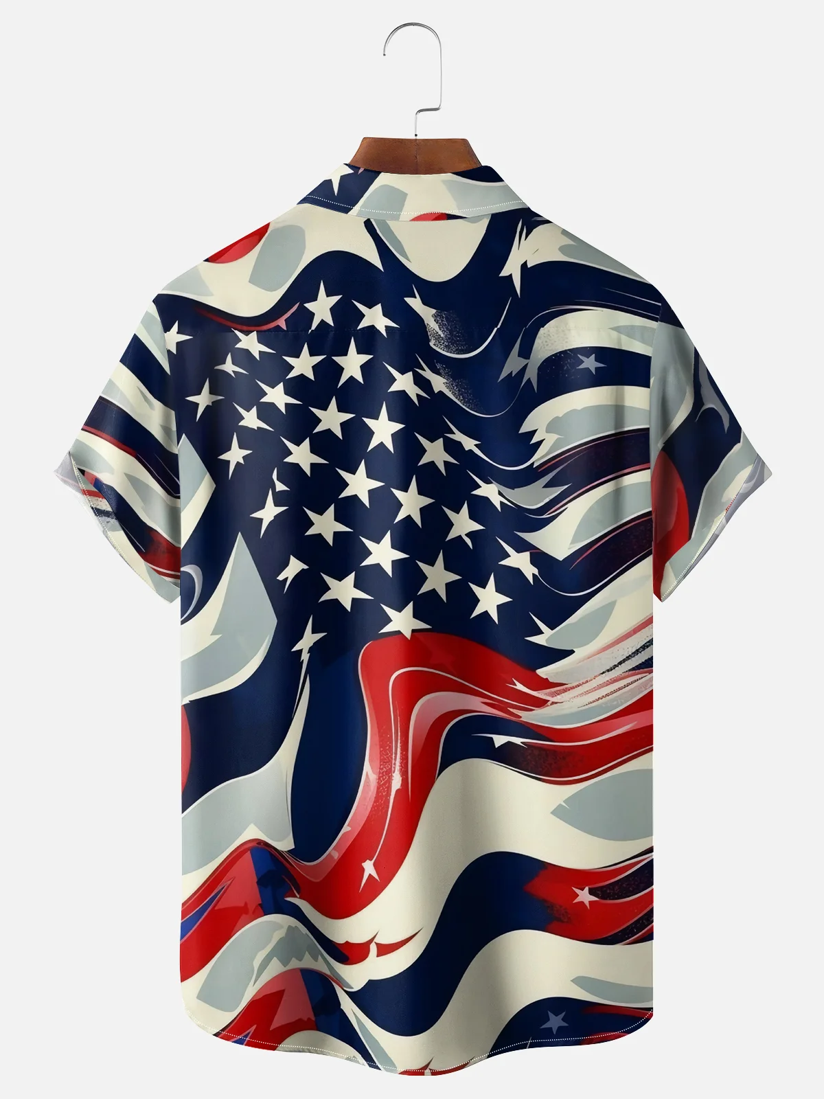 Moisture Wicking American Gulf Trump Chest Pocket Hawaiian Shirt
