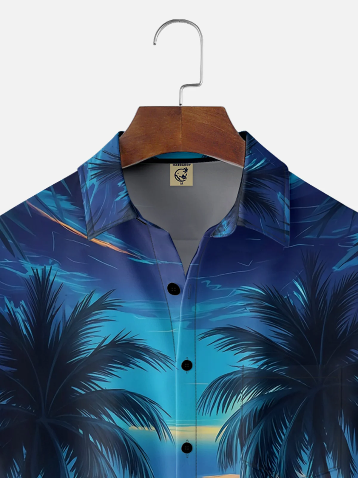 Moisture Wicking Coconut Chest Pocket Hawaiian Shirt