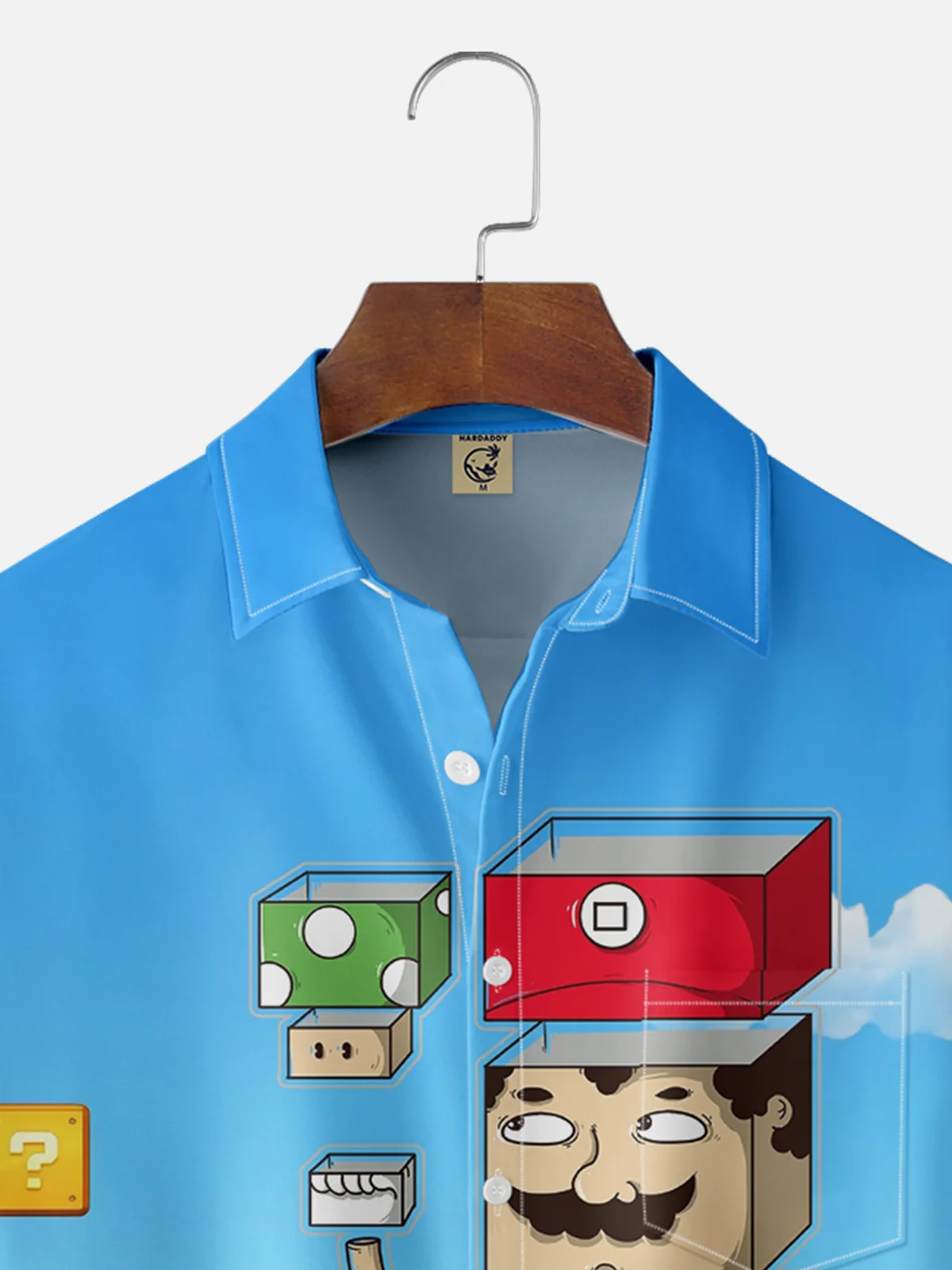 Hardaddy X Artist Contatoeoli Studio Moisture-wicking Cartoon Game Chest Pocket Hawaiian Shirt