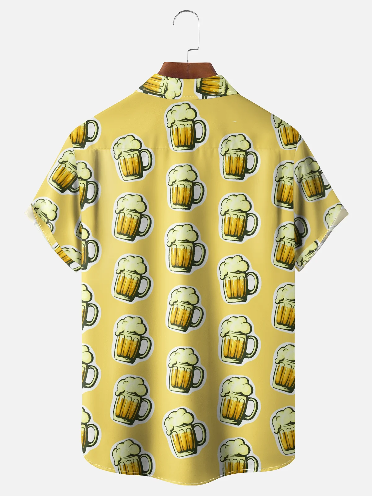 Hardaddy X Artist Kimprut Imut Moisture-wicking Beer Capybara Chest Pocket Hawaiian Shirt