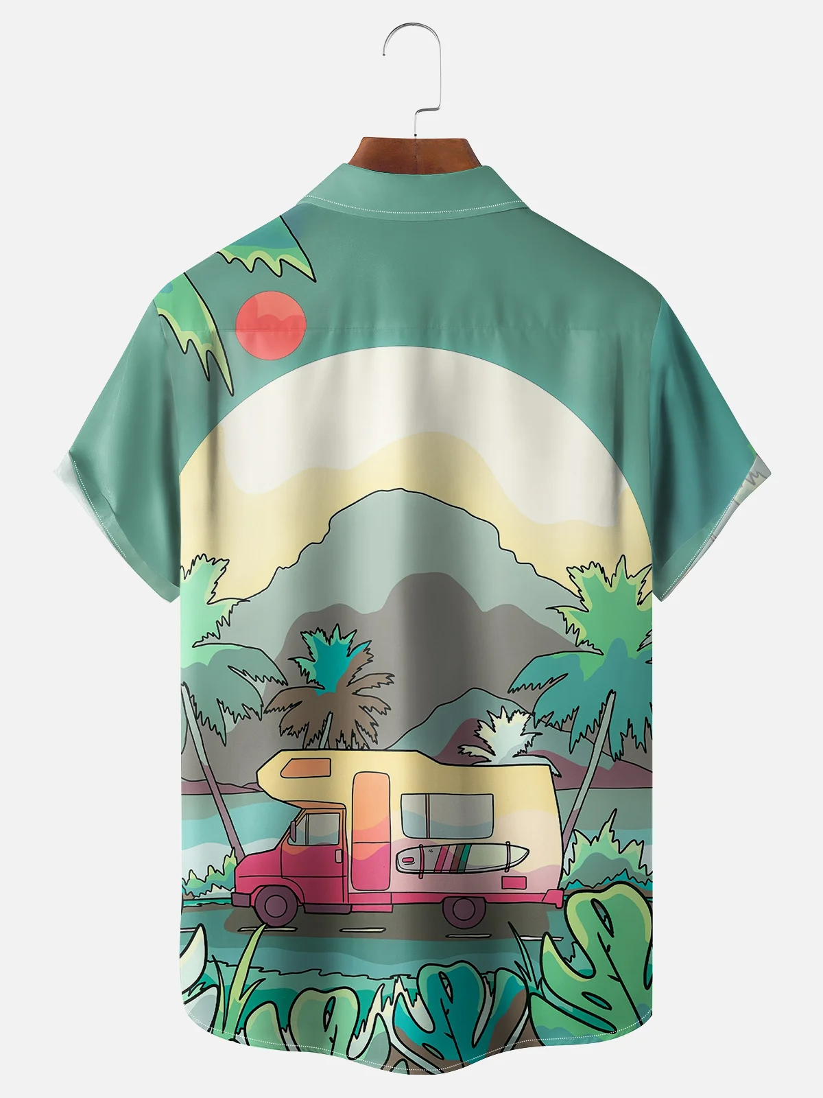 Hardaddy x Stephen Wade Moisture-wicking Beach Car Surfboard Hawaiian Shirt
