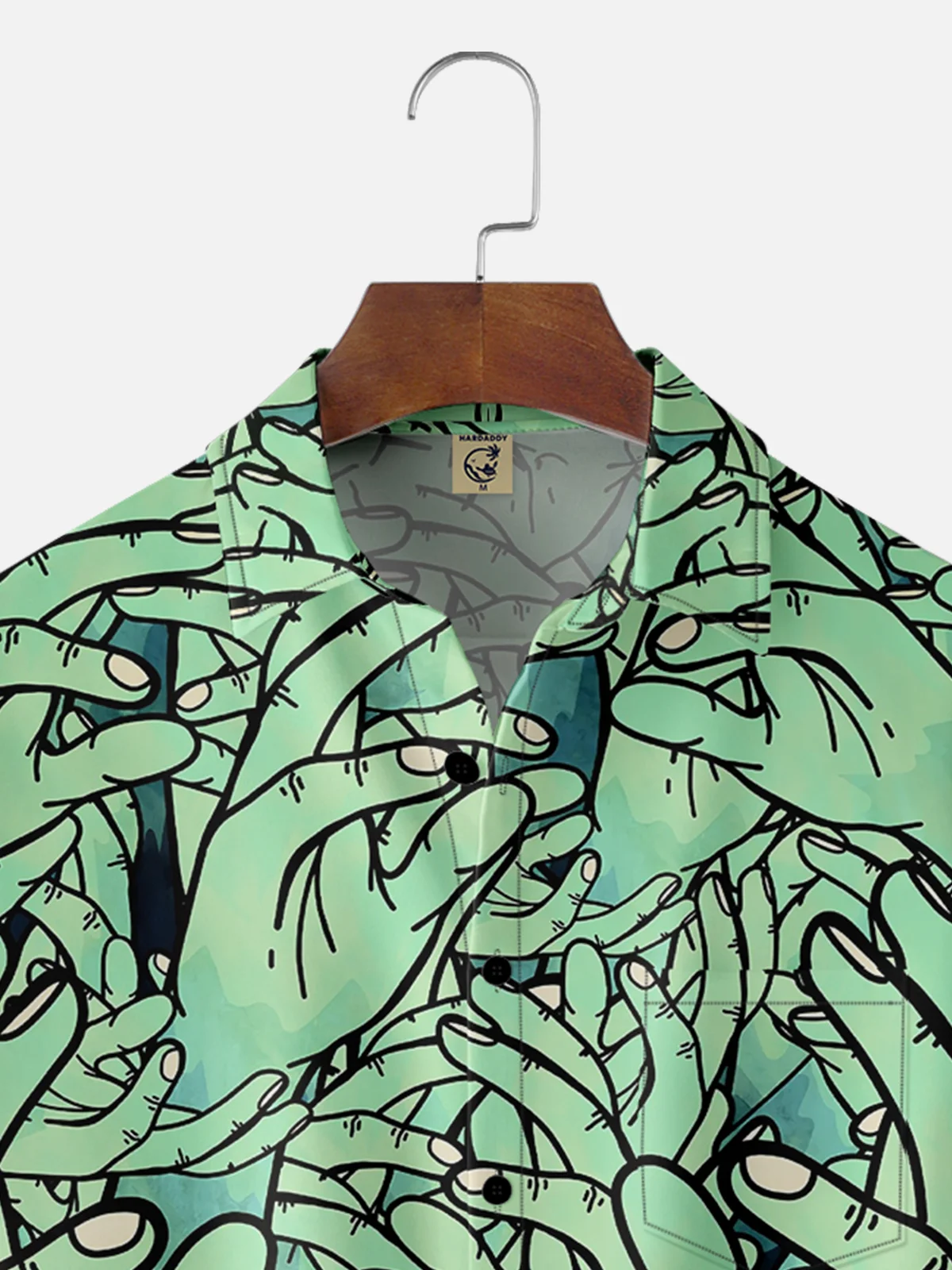 Hardaddy x Stephen Wade Moisture-wicking Palm Forest Art Painting Hawaiian Shirt