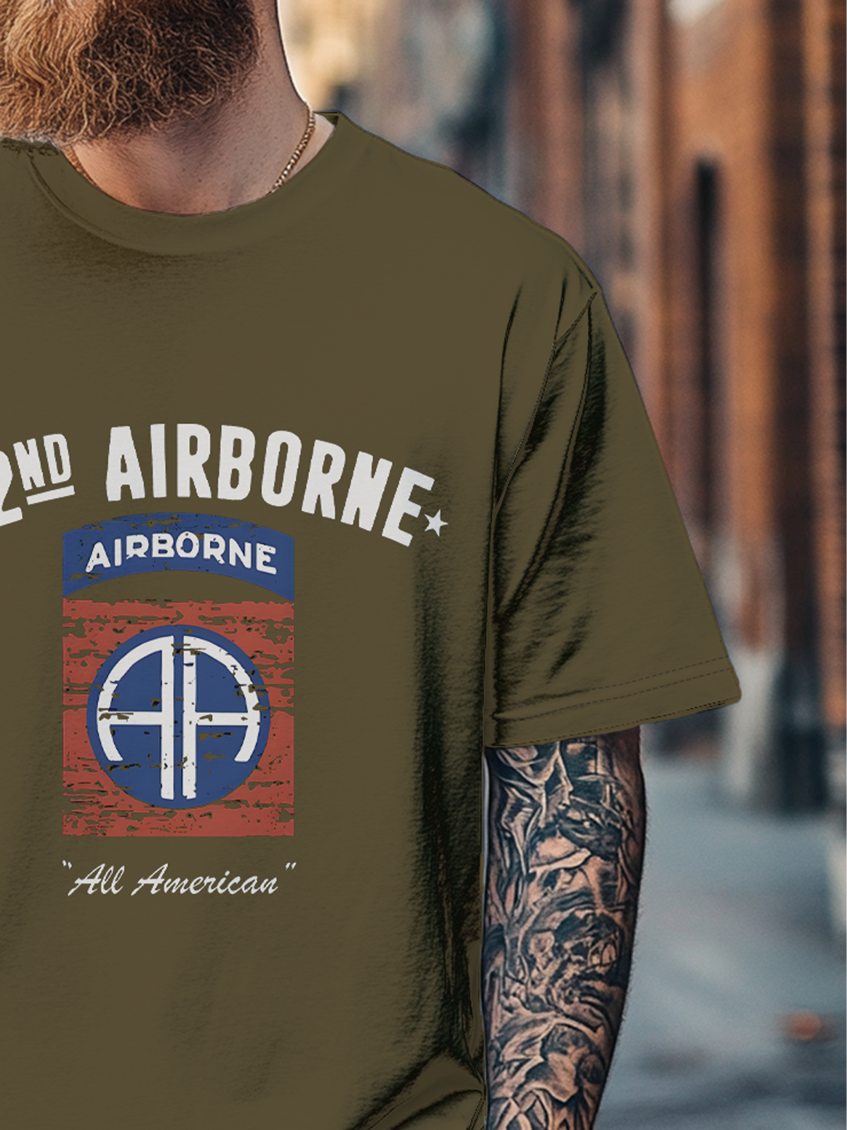 Men's 82nd Airborne Division Art Fitted T-shirts